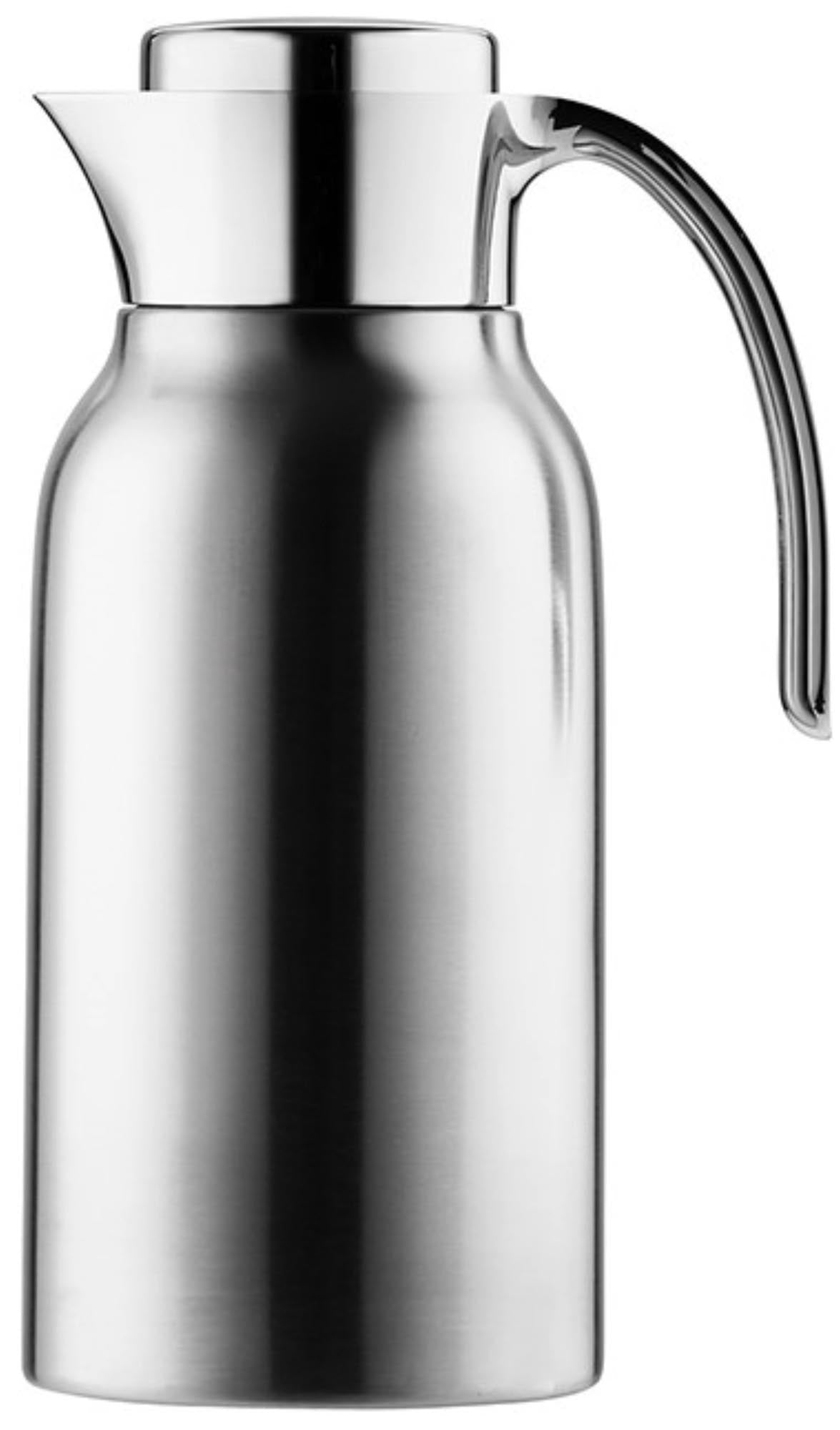 Isolierkanne Meeting 1.5lt CNS in Silber präsentiert im Onlineshop von KAQTU Design AG. Kanne ist von Helios