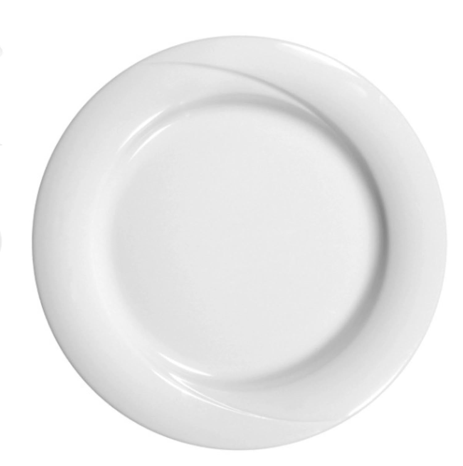 Laguna Teller flach 26cm in Weiss präsentiert im Onlineshop von KAQTU Design AG. Teller ist von Maison Truffe