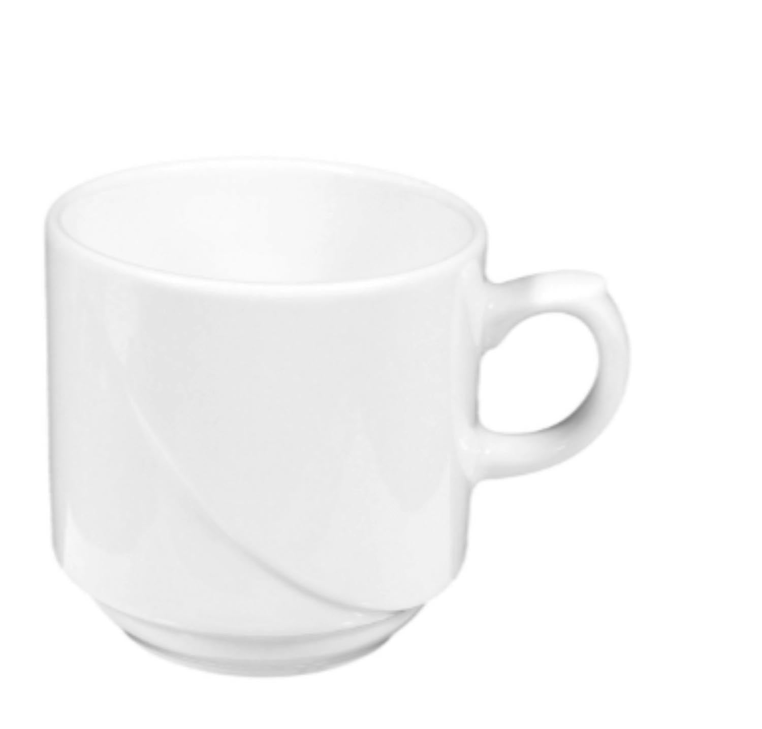 Laguna Becher mit Henkel 25cl in Weiss präsentiert im Onlineshop von KAQTU Design AG. Espressotassen ist von Maison Truffe
