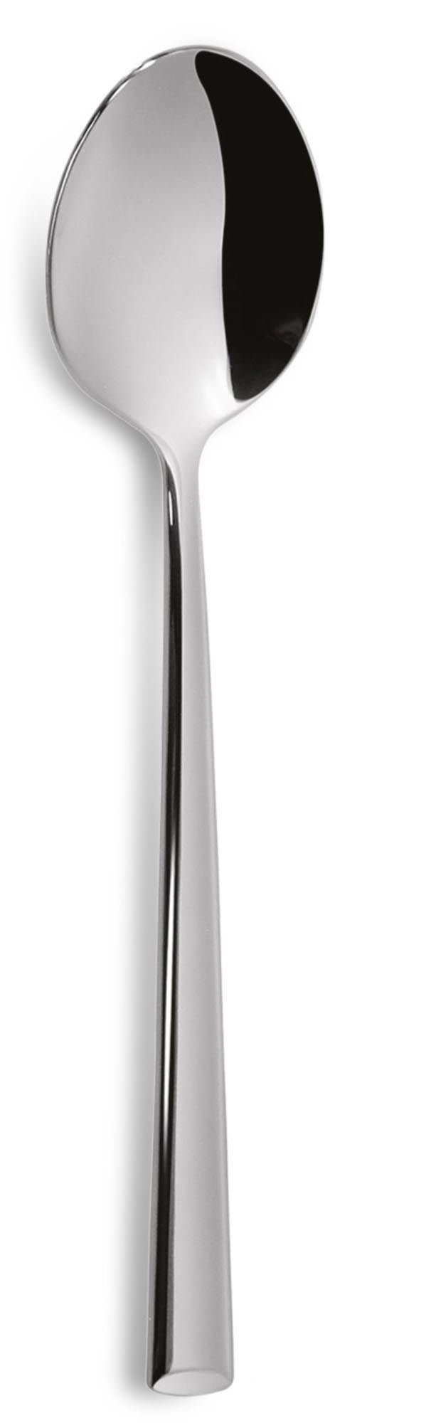 Q5 Lotus Mokkalöffel 4mm in Silber präsentiert im Onlineshop von KAQTU Design AG. Besteck ist von Comas