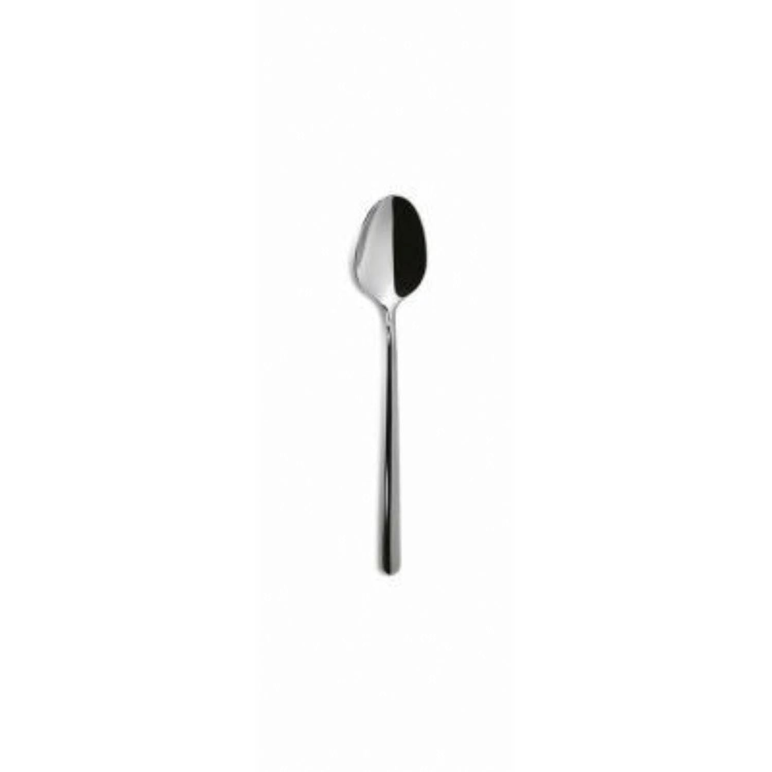 Q8 Violet Mokkalöffel, 11.7cm in Silber präsentiert im Onlineshop von KAQTU Design AG. Besteck ist von Comas