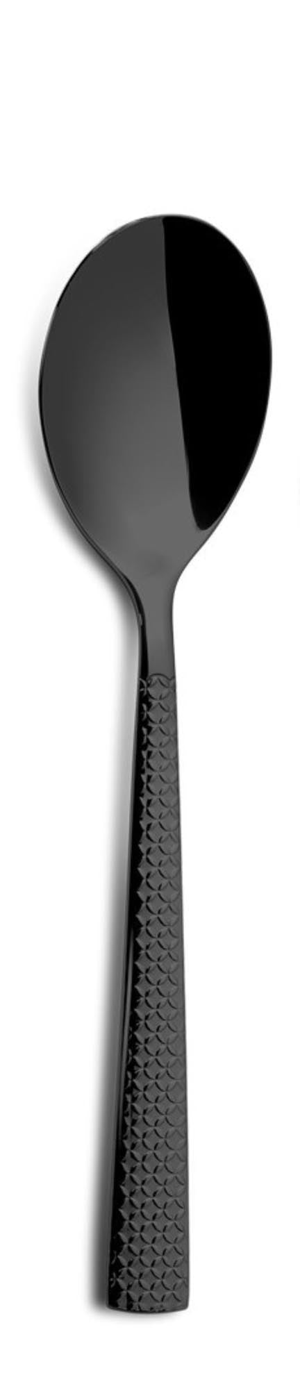 Hidraulic Black 18/0 Tafellöffel in Schwarz präsentiert im Onlineshop von KAQTU Design AG. Besteck ist von Comas