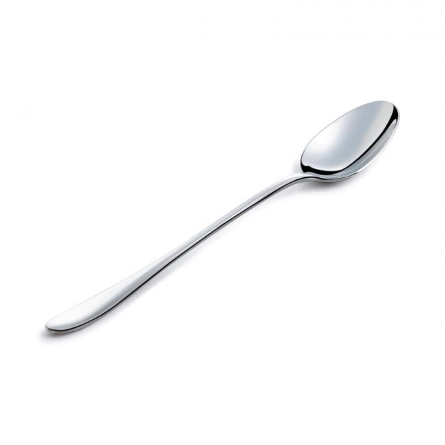 CS Lazzo Limonadenlöffel 18.3cm in Silber präsentiert im Onlineshop von KAQTU Design AG. Besteck ist von Arc