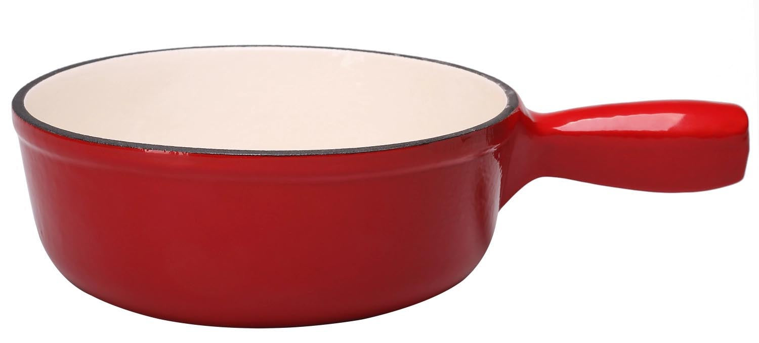 Caquelon Gusseisen, 22cm, 2.0L, rot in Rot präsentiert im Onlineshop von KAQTU Design AG. Geschirr ist von Nouvel