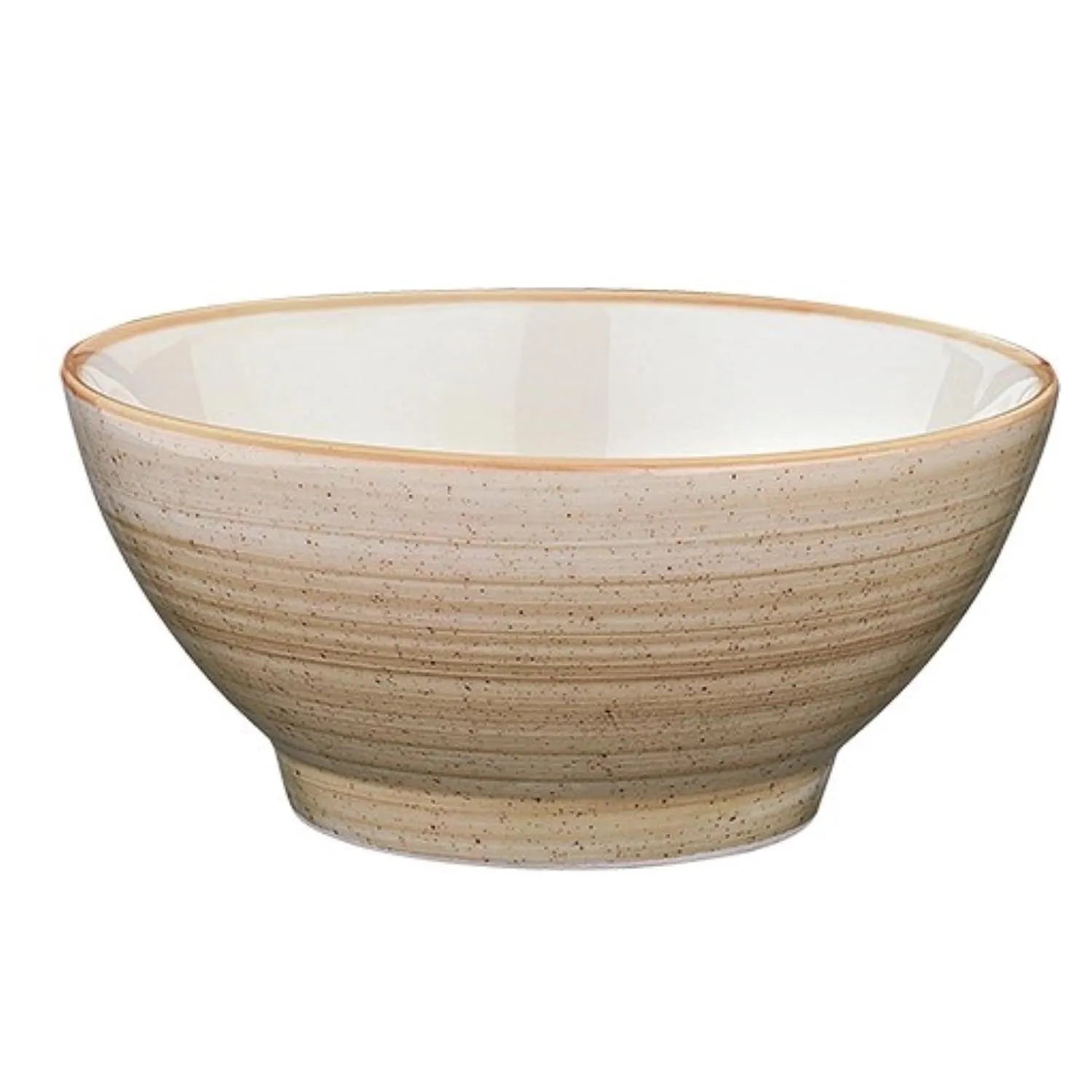Aura Terrain Rita Schale mit Fuss 12cm 290ml in Beige präsentiert im Onlineshop von KAQTU Design AG. Schale ist von Bonna