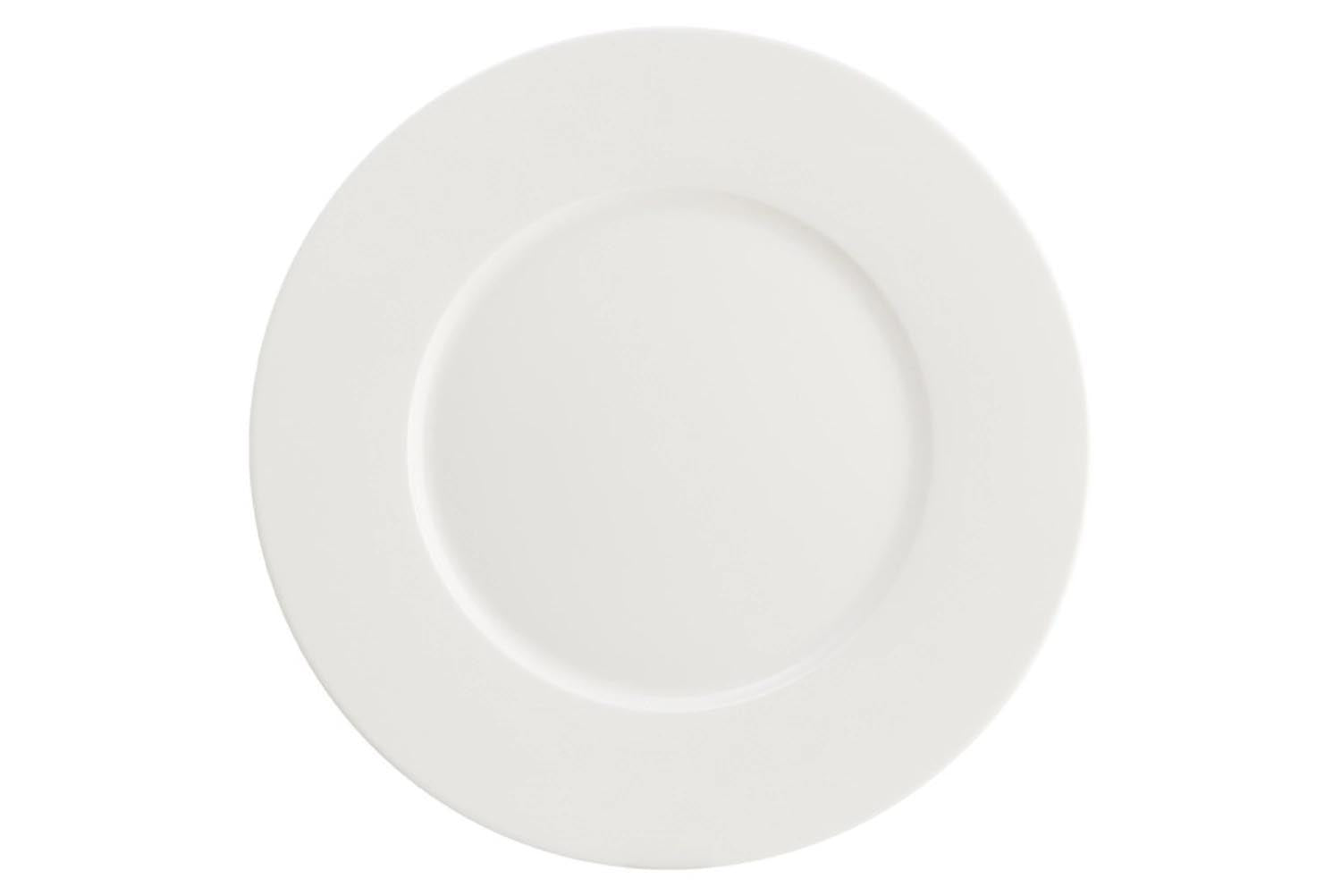 Neat Teller flach 32cm in Weiss präsentiert im Onlineshop von KAQTU Design AG. Teller ist von Bonna