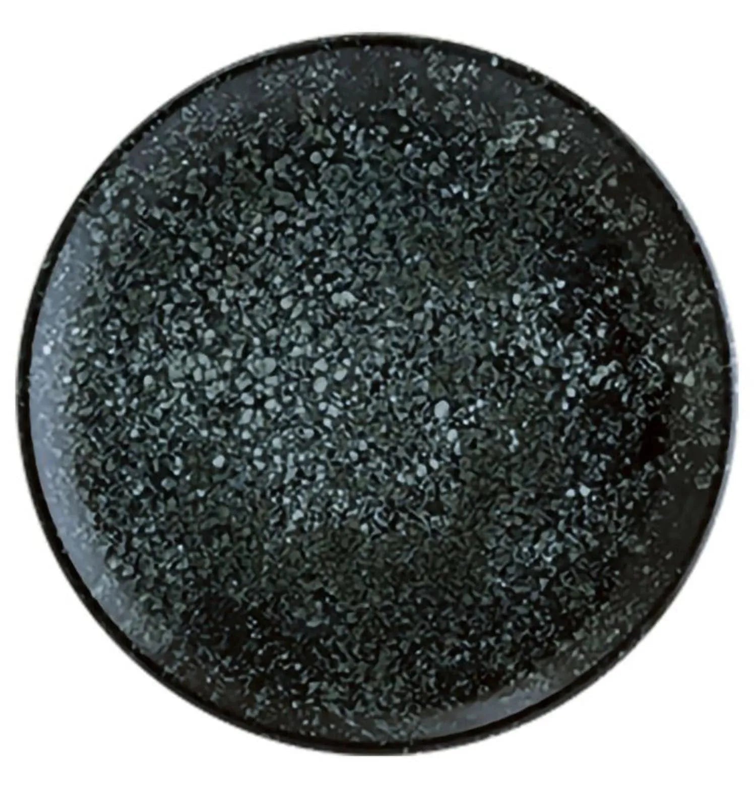 Cosmos Black Gourmet Teller flach D21cm in Schwarz präsentiert im Onlineshop von KAQTU Design AG. Teller ist von Bonna