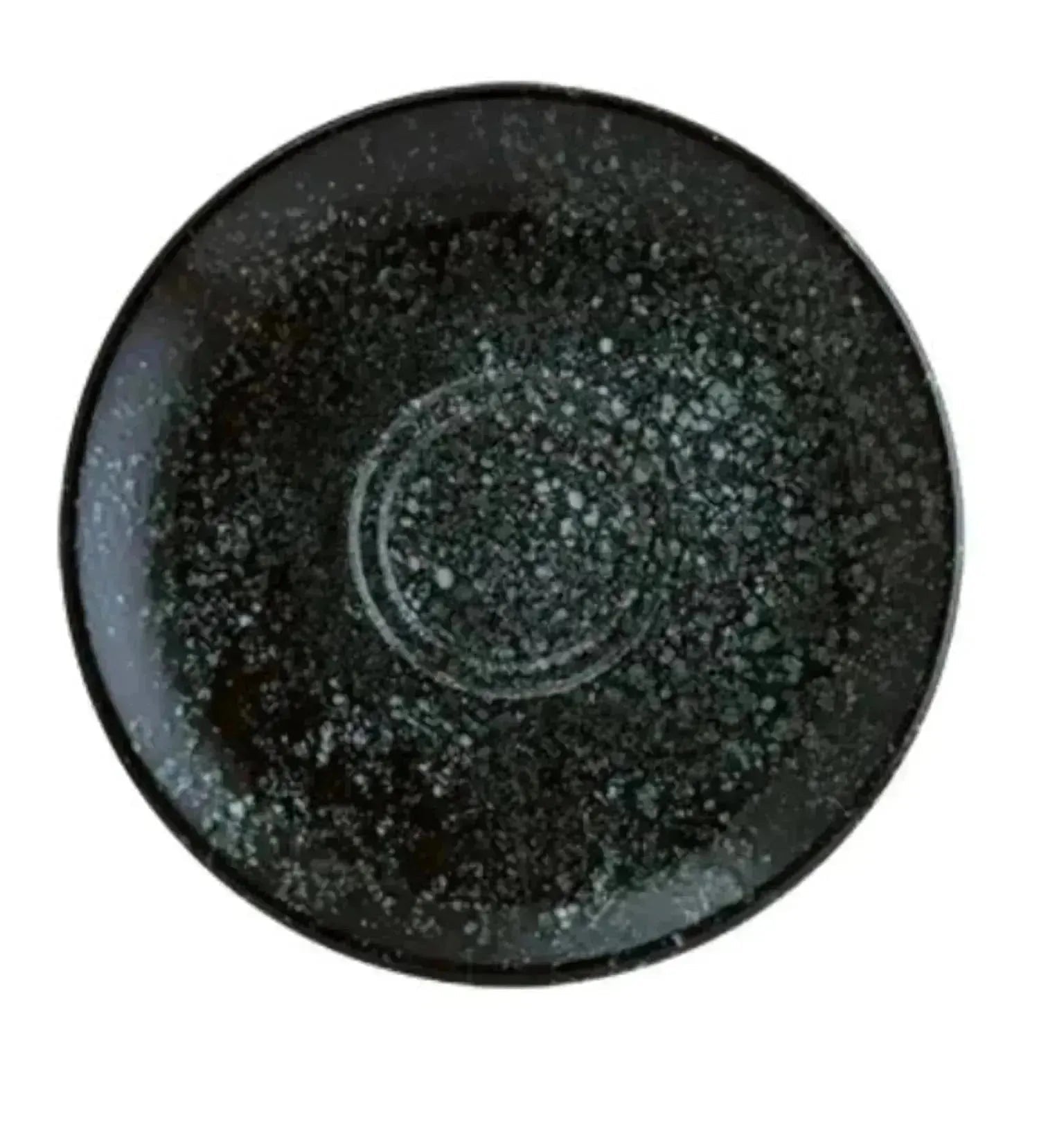 Cosmos Black Gourmet Kaffee Untertasse D16cm in Schwarz präsentiert im Onlineshop von KAQTU Design AG. Espressotassen ist von Bonna