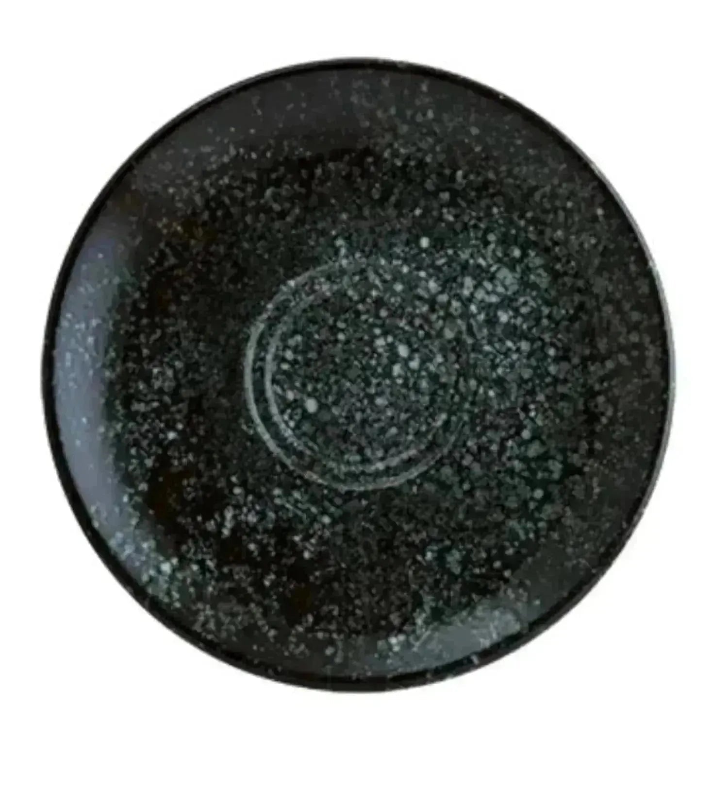 Cosmos Black Gourmet Kaffee Untertasse D16cm in Schwarz präsentiert im Onlineshop von KAQTU Design AG. Espressotassen ist von Bonna