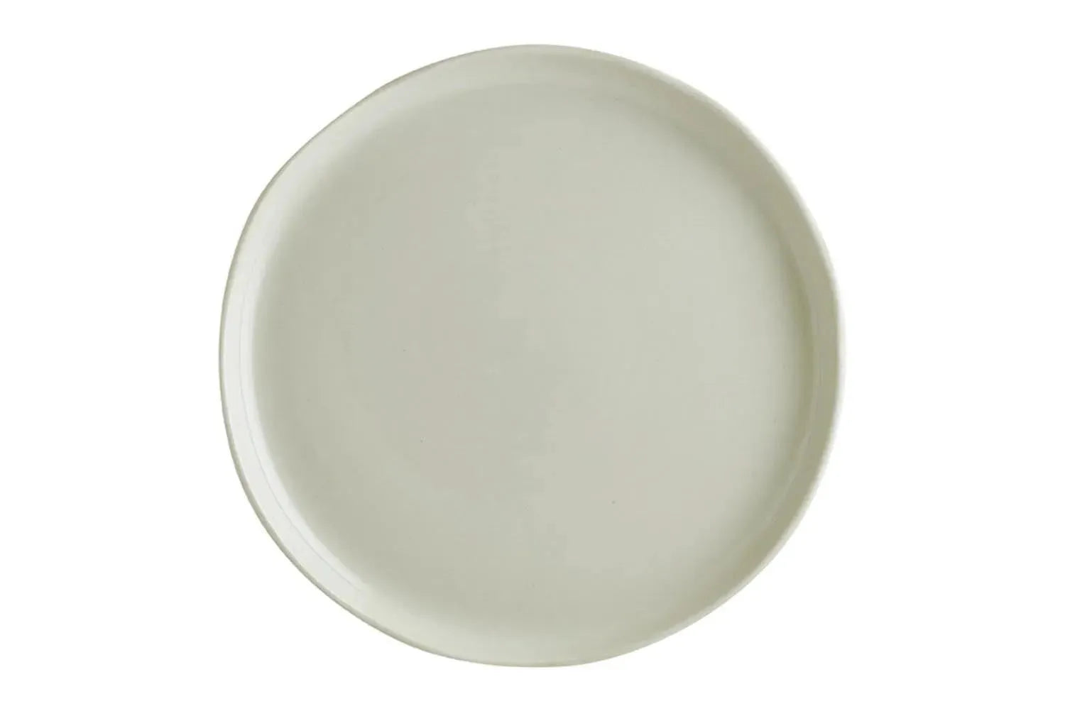 Cras Teller flach D25cm in Weiss präsentiert im Onlineshop von KAQTU Design AG. Teller ist von Bonna