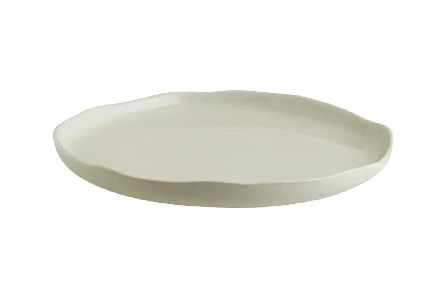 Eleganter flacher Teller Cras D25cm von Bonna, ideal für stilvolle Präsentationen und vielseitige Tischdekorationen.