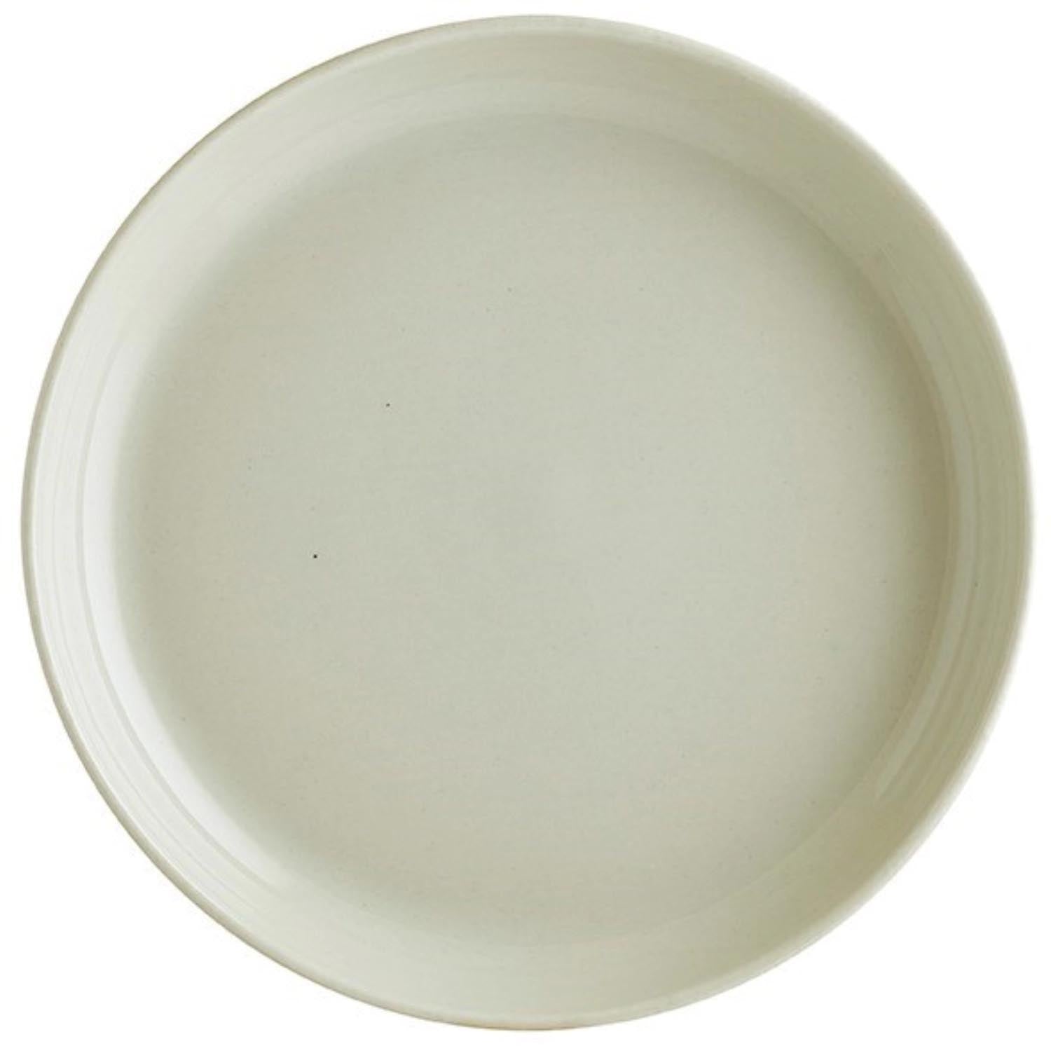 Ground Teller tief D24cm in Weiss präsentiert im Onlineshop von KAQTU Design AG. Teller ist von Bonna