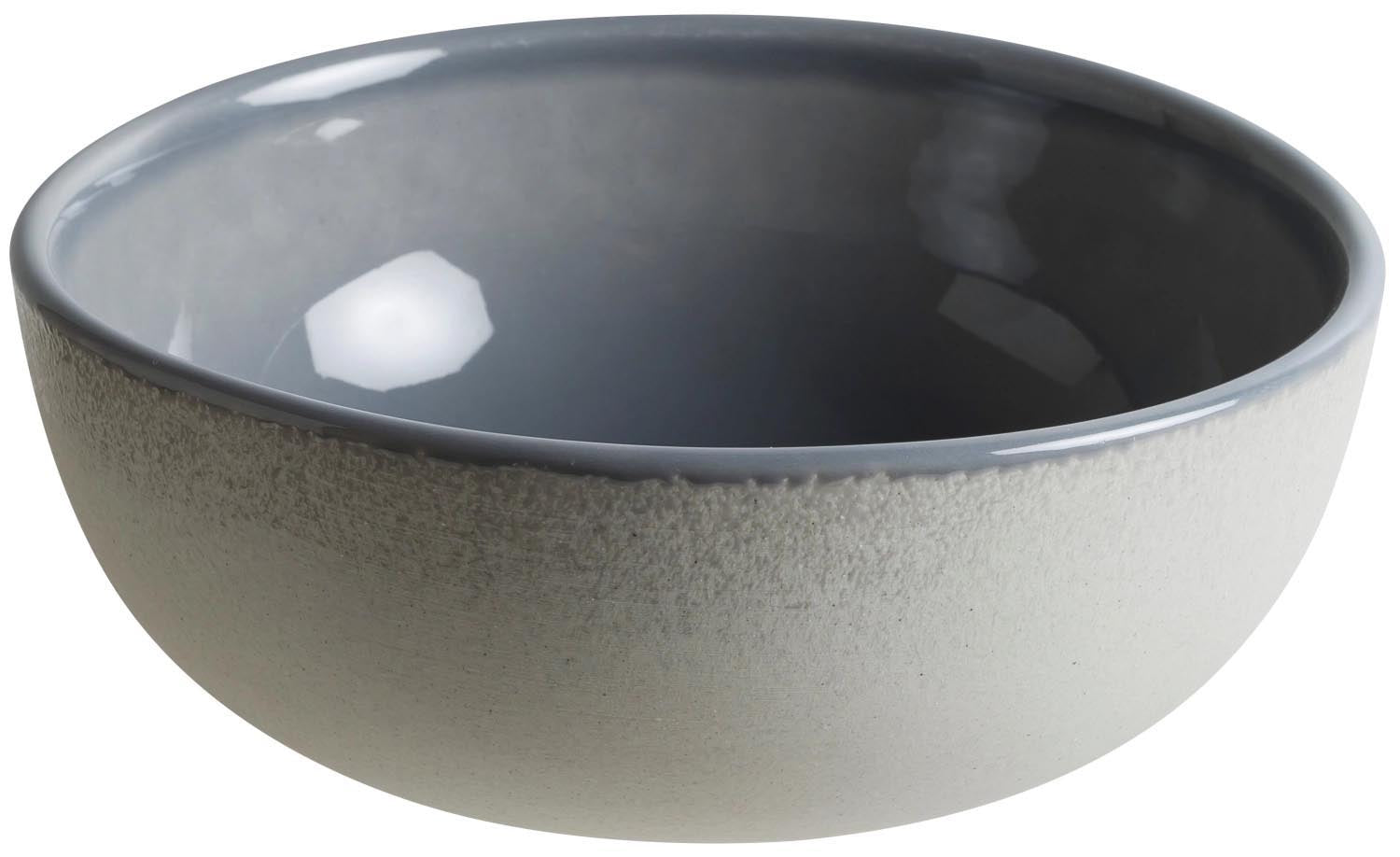 Ground gris Schale D16cm in Grau präsentiert im Onlineshop von KAQTU Design AG. Schale ist von Bonna
