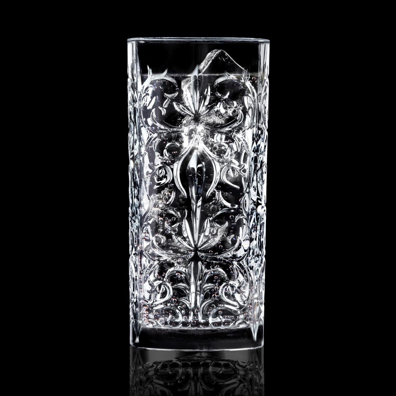 6er Set RCR Tattoo HB Becher, 37cl, Ø7cm, H15cm. Modernes Design, perfekt für elegante Getränke und stilvolle Tischdekoration.