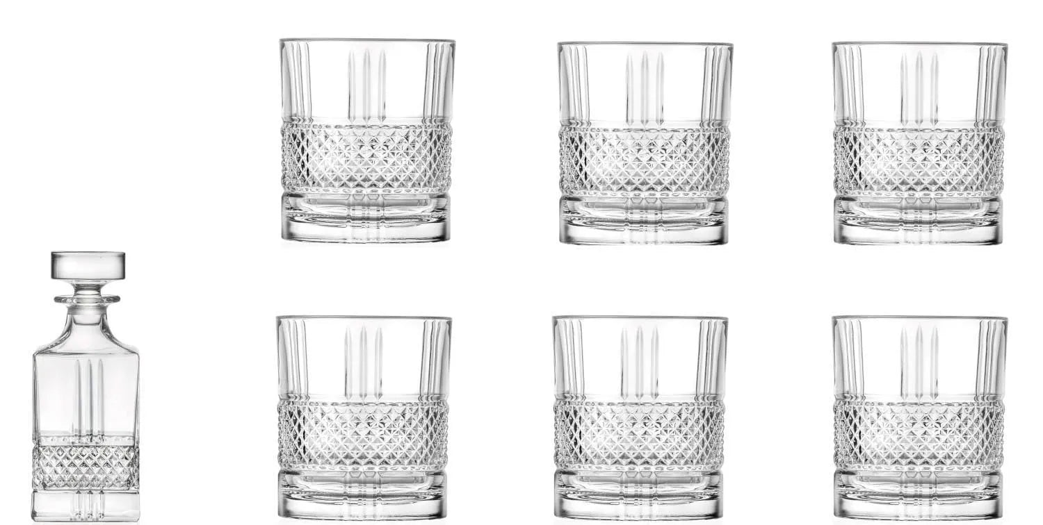 7er Set Brillante Whisky in Transparent präsentiert im Onlineshop von KAQTU Design AG. Glas ist von RCR