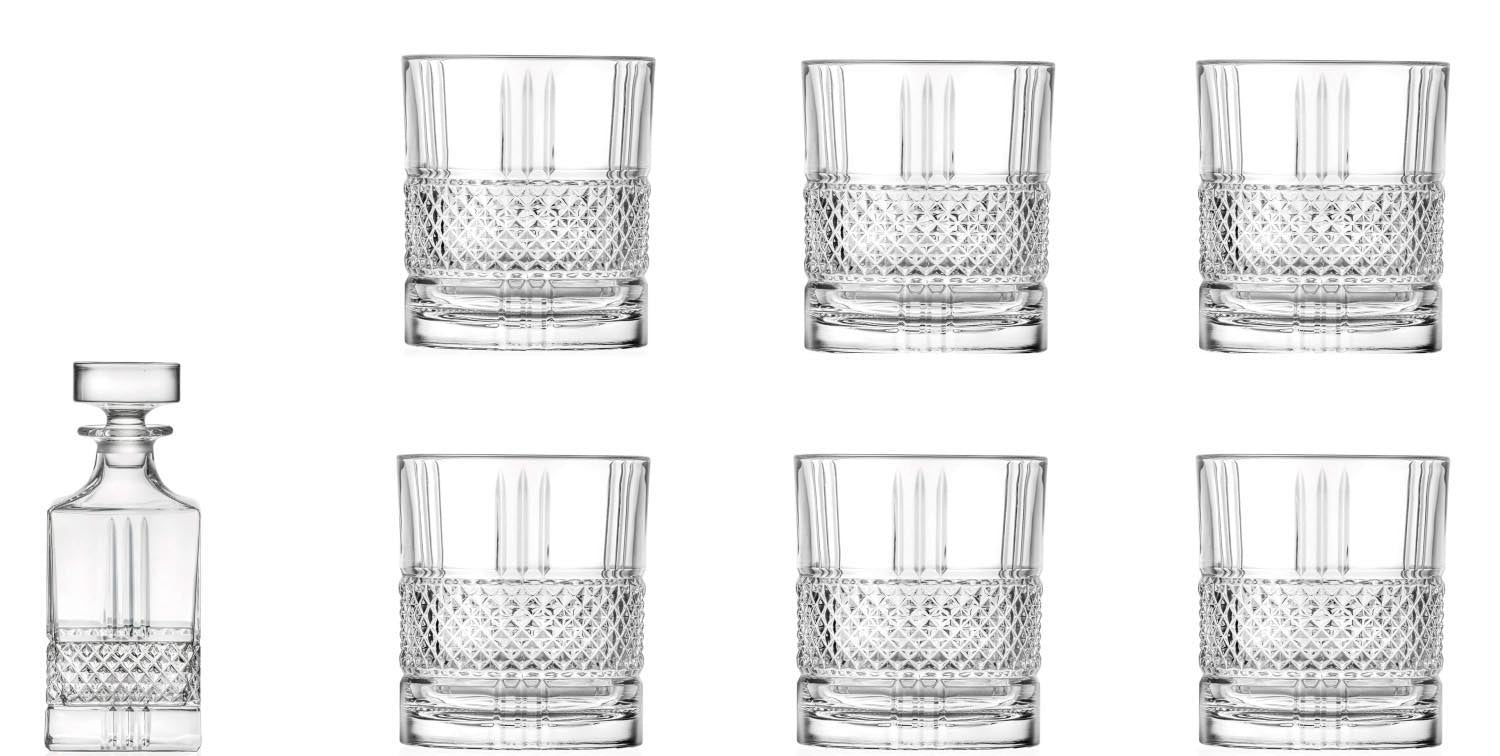 7er Set Brillante Whisky in Transparent präsentiert im Onlineshop von KAQTU Design AG. Glas ist von RCR