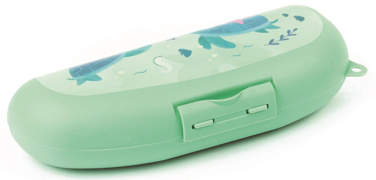 Sealife Bananen Box Schildkröte  223x90x50  Hellgrün in Grün präsentiert im Onlineshop von KAQTU Design AG. Aufbewahrungsbehälter ist von Amuse