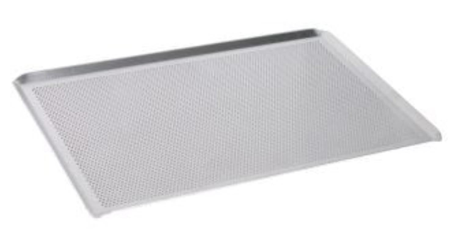 Backblech Aluminium gelocht, GN1/1 H: 1cm in Silber präsentiert im Onlineshop von KAQTU Design AG. Backform / Backblech ist von Contacto