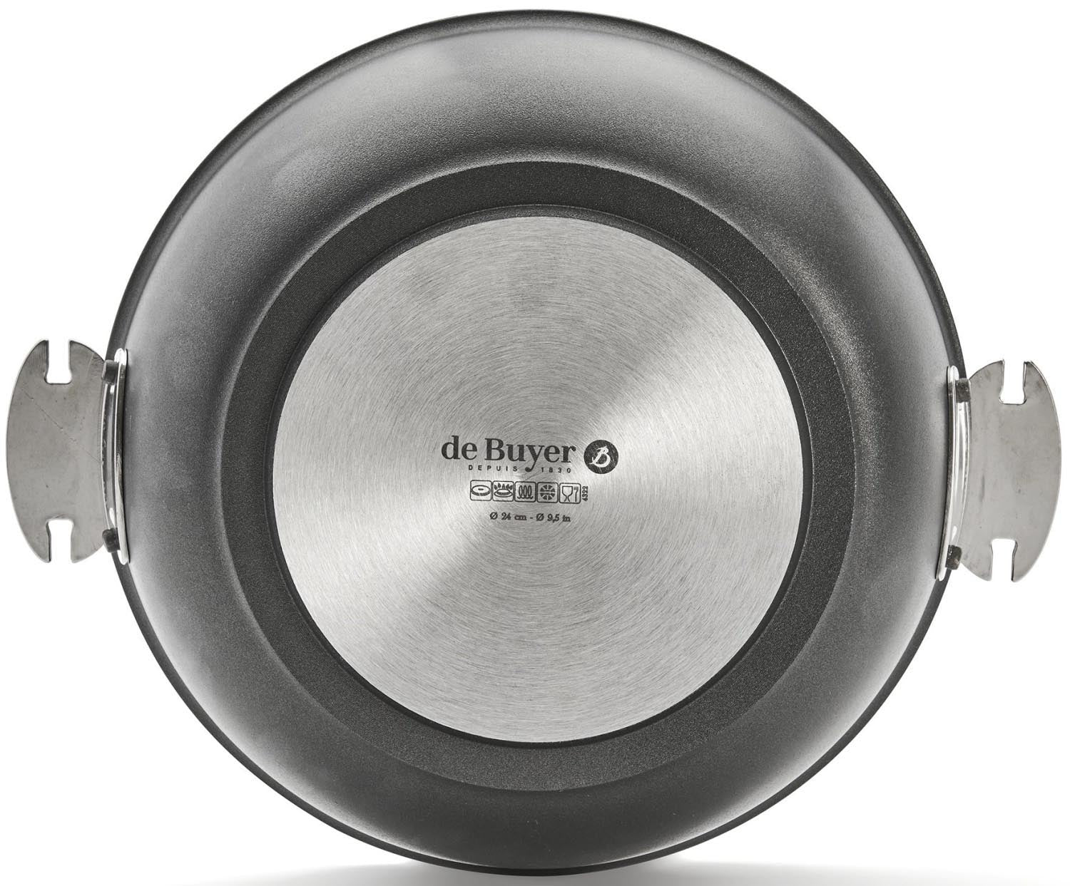 Die Choc Extreme Loqy Sauteuse von de Buyer, 24cm, aus Aluguss mit Antihaft, sorgt für gleichmäßige Hitze und exzellentes Kocherlebnis.