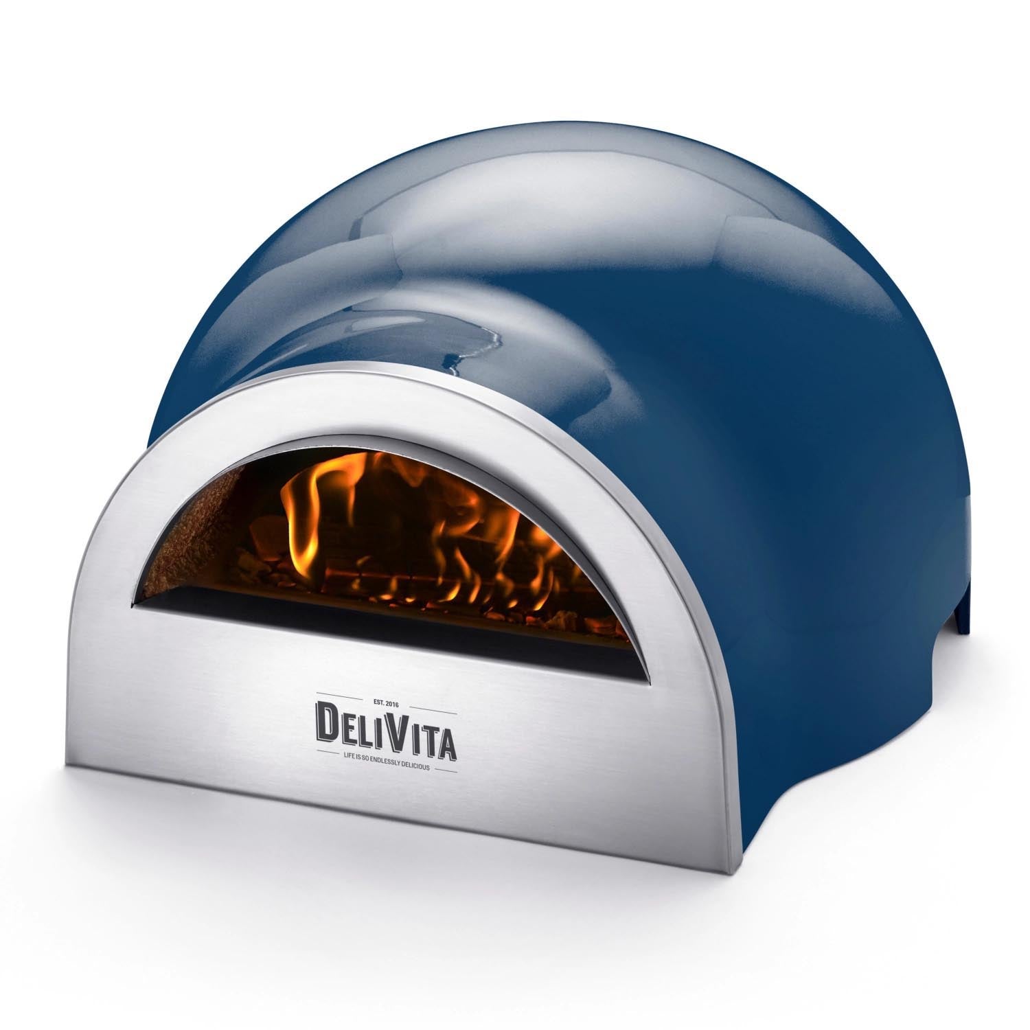 Ofen blau in Blau präsentiert im Onlineshop von KAQTU Design AG. Backutensilien ist von Delivita