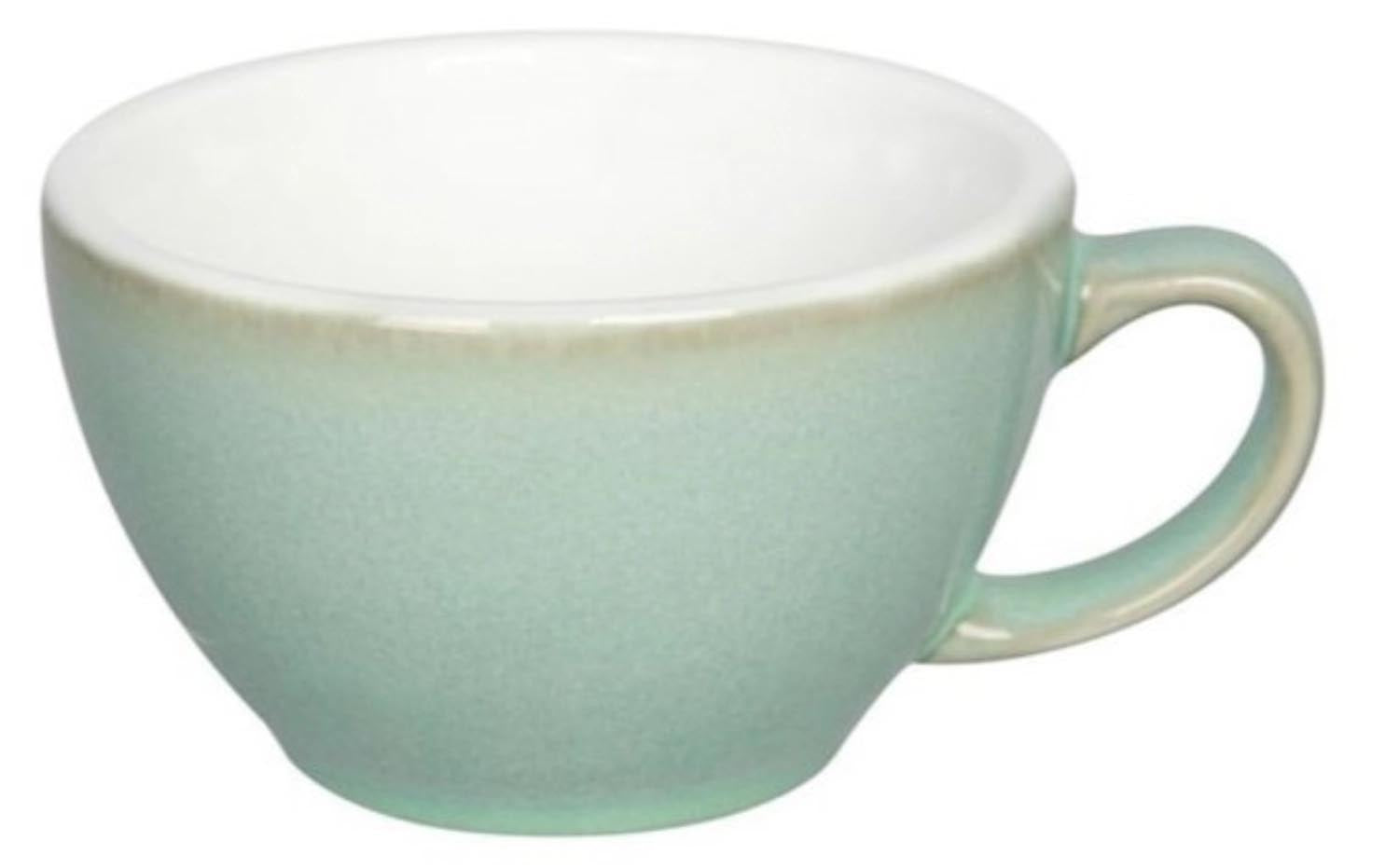 Egg Kaffeetasse 150ml basilikum in Grün präsentiert im Onlineshop von KAQTU Design AG. Espressotassen ist von Loveramics