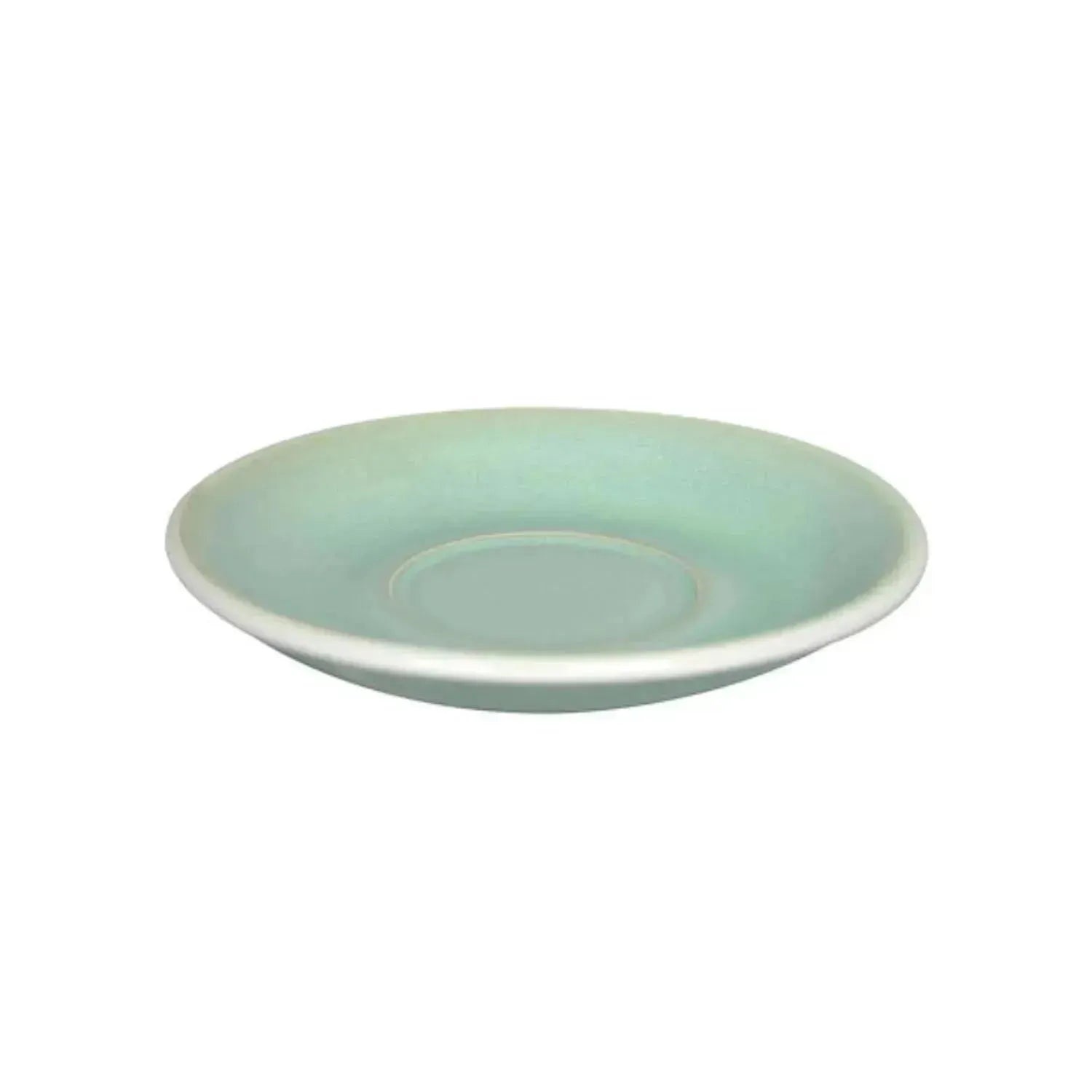 Egg Untertasse 14.5cm basilikum in Grün präsentiert im Onlineshop von KAQTU Design AG. Espressotassen ist von Loveramics