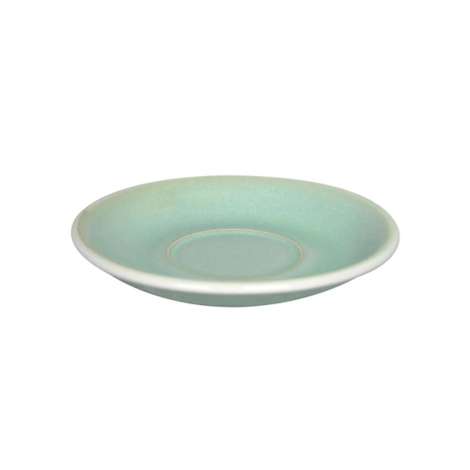 Egg Untertasse 14.5cm basilikum in Grün präsentiert im Onlineshop von KAQTU Design AG. Espressotassen ist von Loveramics