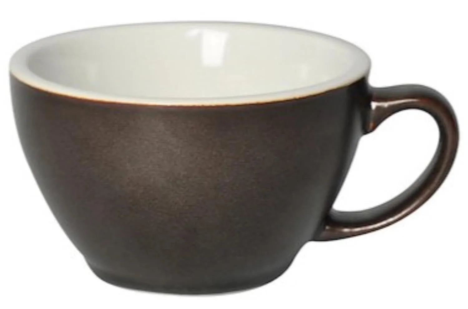 Egg Kaffeetasse 200ml schwarzpulver in Schwarz präsentiert im Onlineshop von KAQTU Design AG. Espressotassen ist von Loveramics