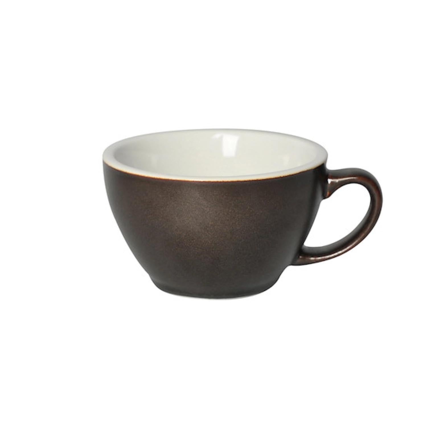 Egg Kaffeetasse 150ml schwarzpulver in Schwarz präsentiert im Onlineshop von KAQTU Design AG. Espressotassen ist von Loveramics