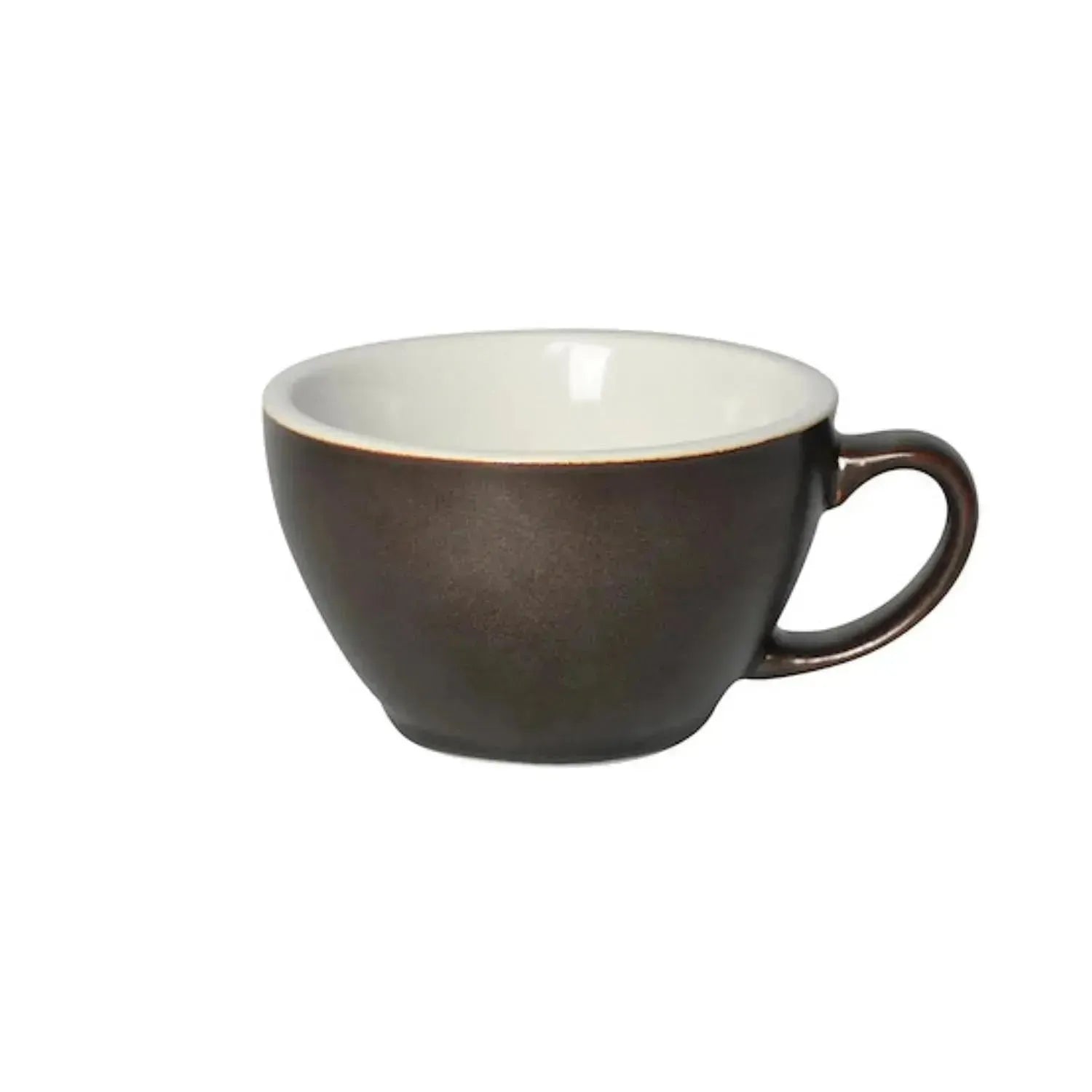 Egg Kaffeetasse 150ml schwarzpulver in Schwarz präsentiert im Onlineshop von KAQTU Design AG. Espressotassen ist von Loveramics