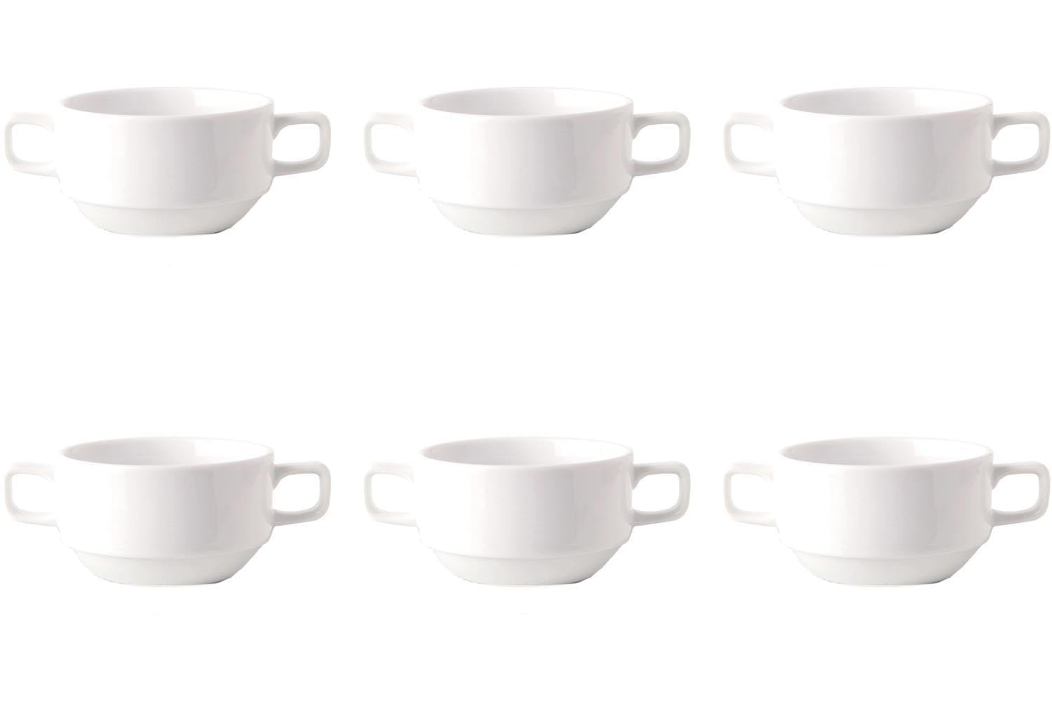 6er Set Uni 09 Suppen Obertasse 0.28lt Top CC