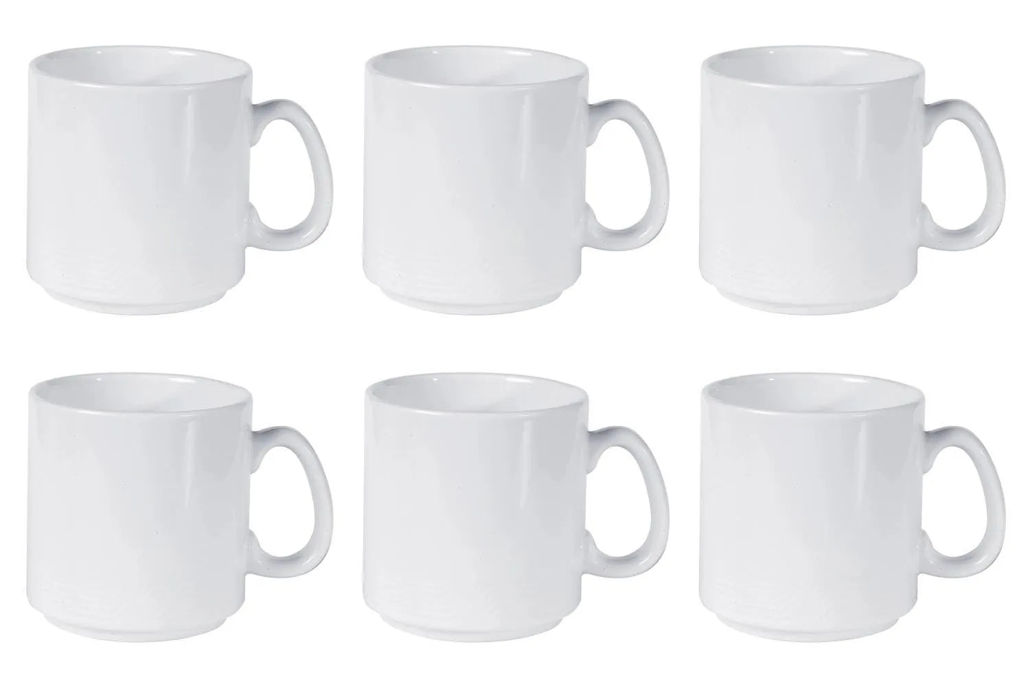 6er Set Karat 19 Mug 0.33lt Top CC in Weiss präsentiert im Onlineshop von KAQTU Design AG. Espressotassen ist von Royal Porcelain