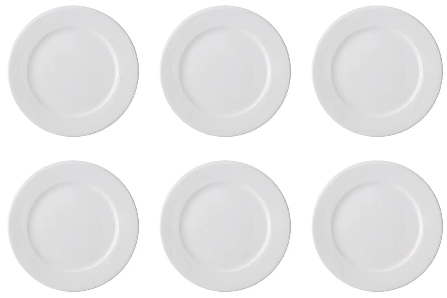 6er Set Maxa Dura 83 Teller flach 16cm Aligro in Weiss präsentiert im Onlineshop von KAQTU Design AG. Teller ist von Royal Porcelain
