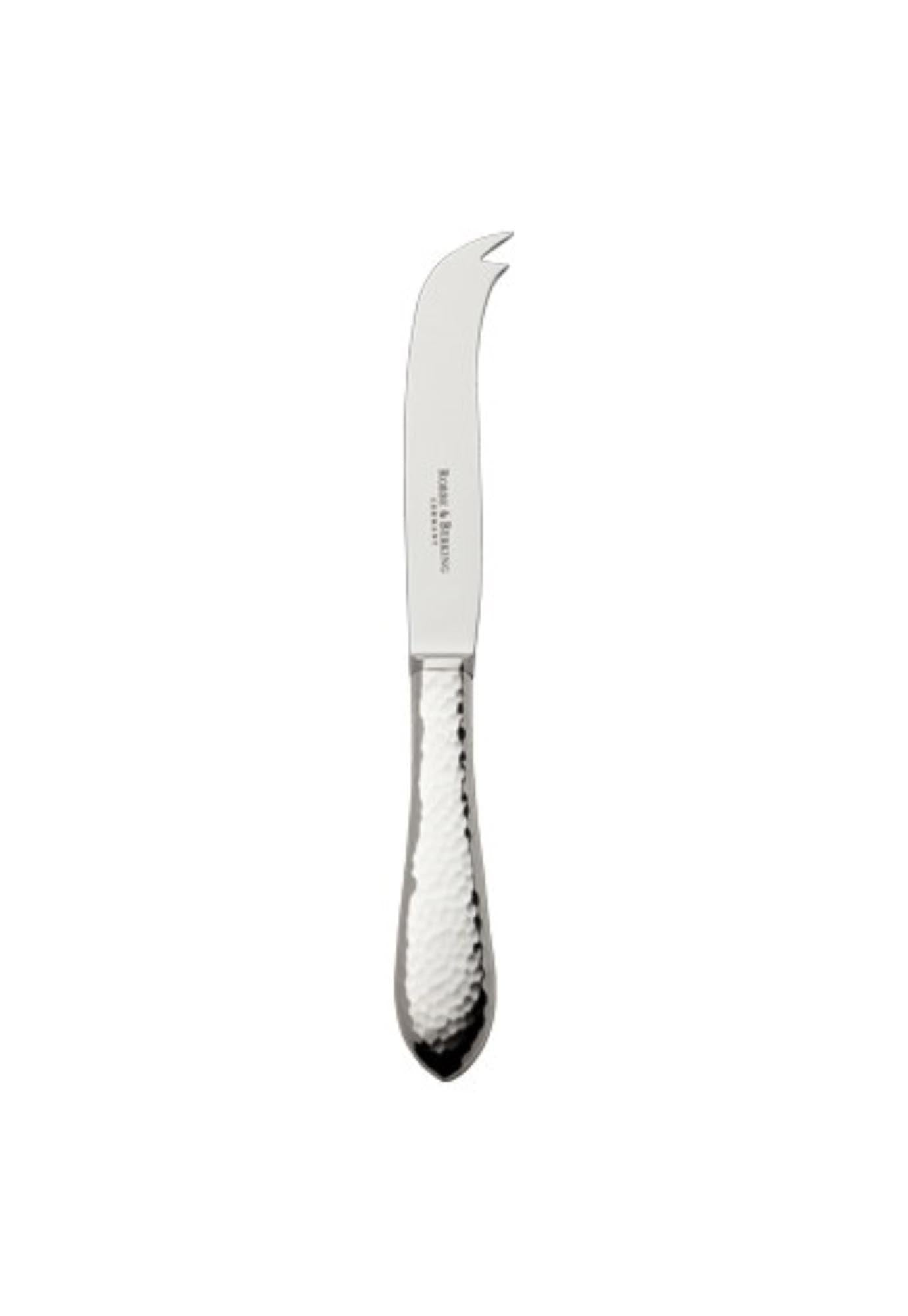 Martelé 150 Käsemesser mit Stahlklinge 20.3x2cm in Silber präsentiert im Onlineshop von KAQTU Design AG. Besteck ist von Robbe & Berking