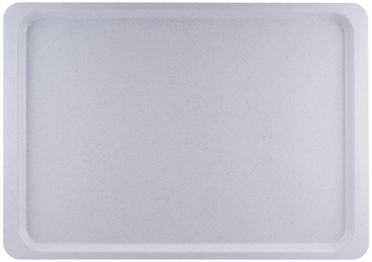 Tablett Euronorm 1/2 Polyclassic Lichtgrau 37x26.5cm in Silber präsentiert im Onlineshop von KAQTU Design AG. Schneidbrett ist von Roltex
