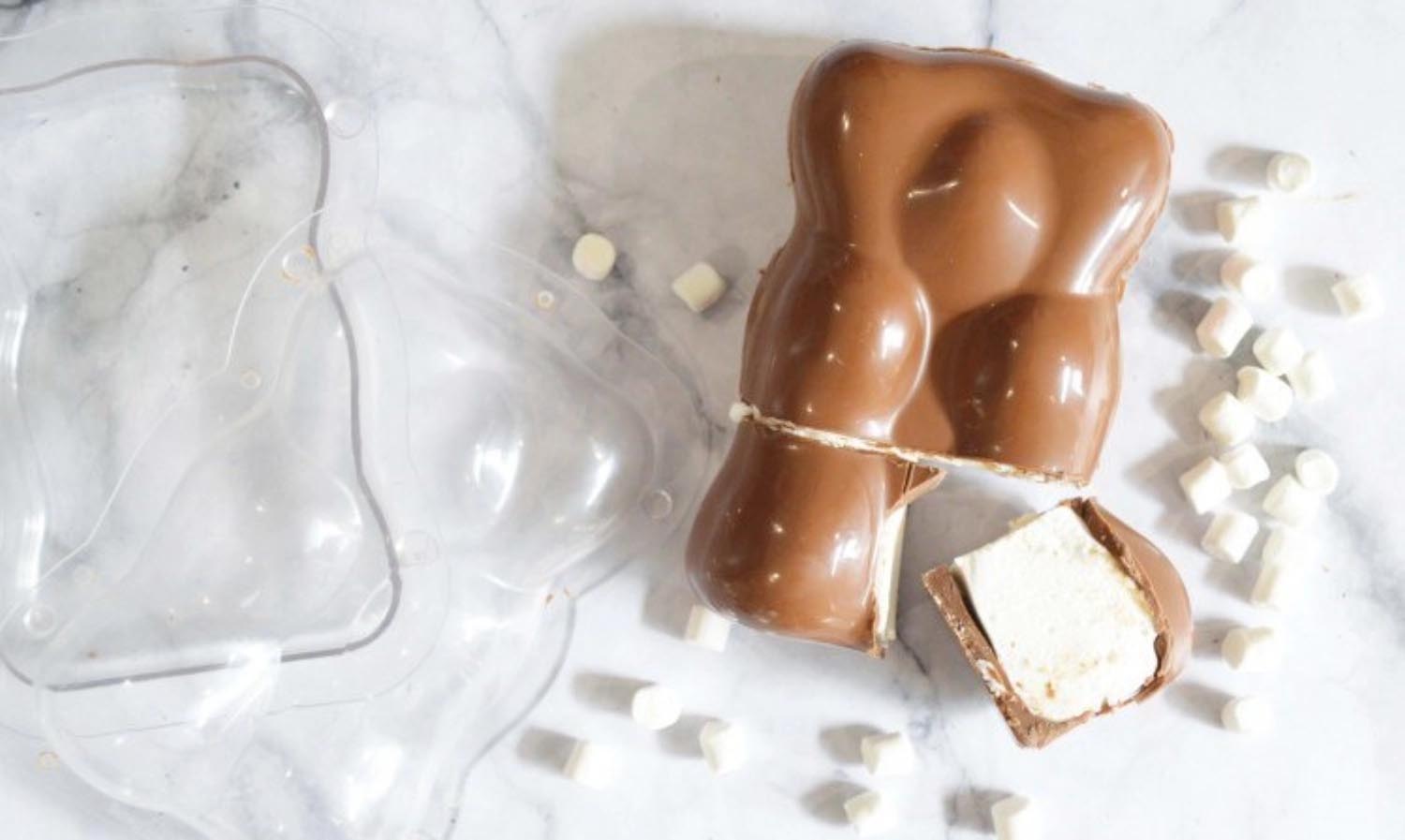 3D-Schokoladenform von Scrap Cooking: Gestalten Sie süße Schoko-Bärchen für kreative Desserts und originelle Schokoladenkreationen.