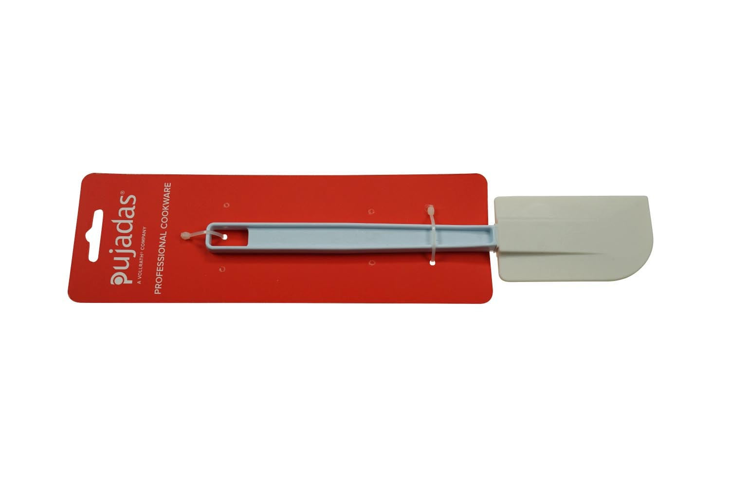 Hochwertiger Teigspachtel von Vollrath, 25.5x5.5x1.5cm, 2mm dick, hitzebeständig bis 180°C, perfekt für Back- und Kochanwendungen.