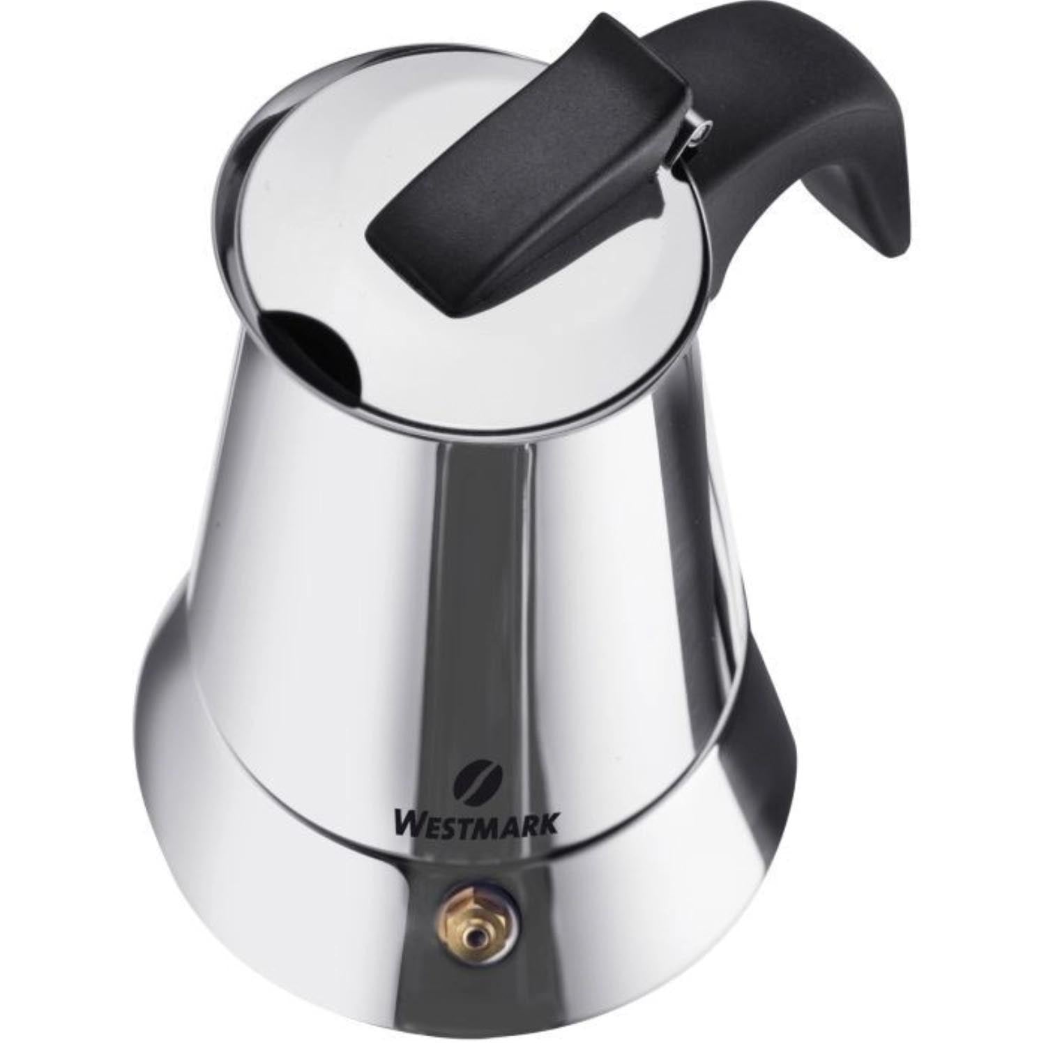 Espressokocher Brasilia Plus Edelstahl, 6 Tassen