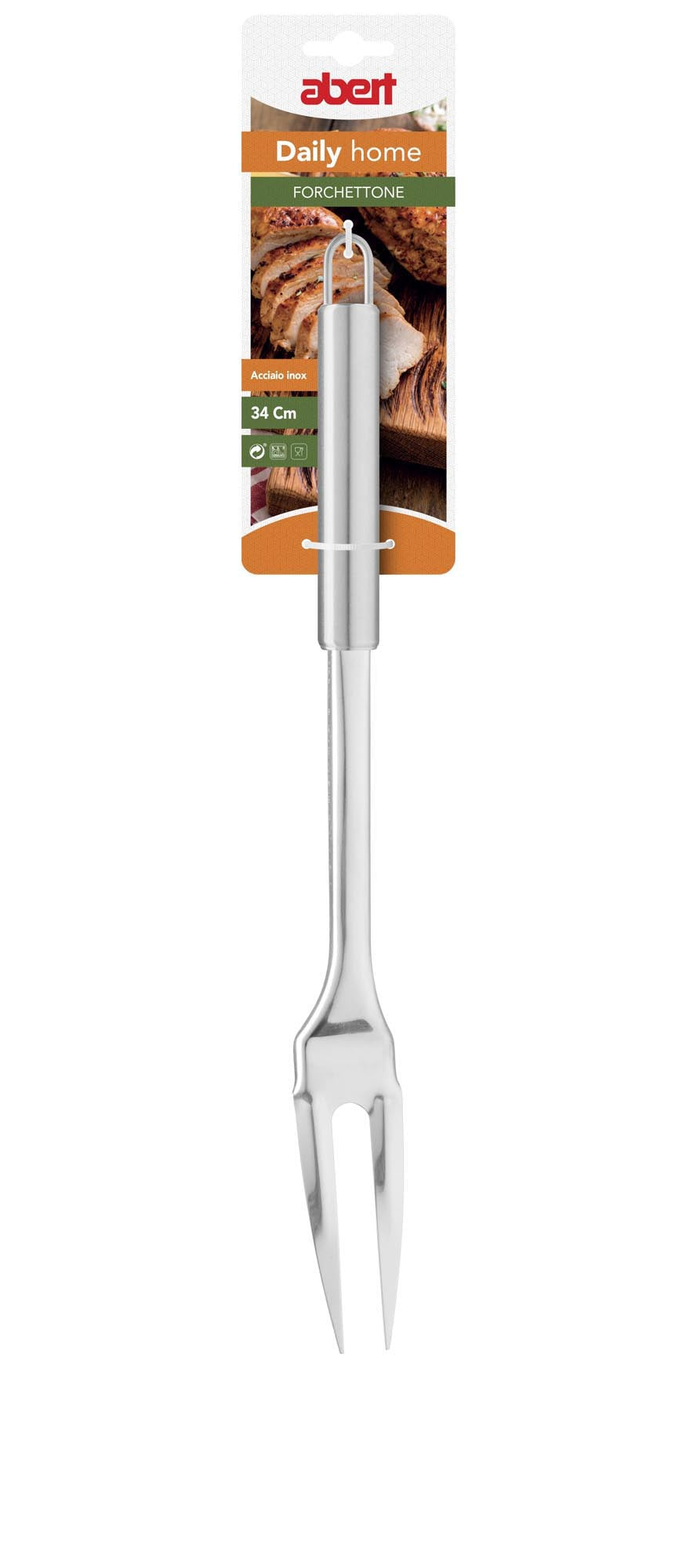 Elegante Edelstahl-Serviergabel von Abert, 33.8 cm, ideal für den täglichen Gebrauch und stilvolles Servieren.