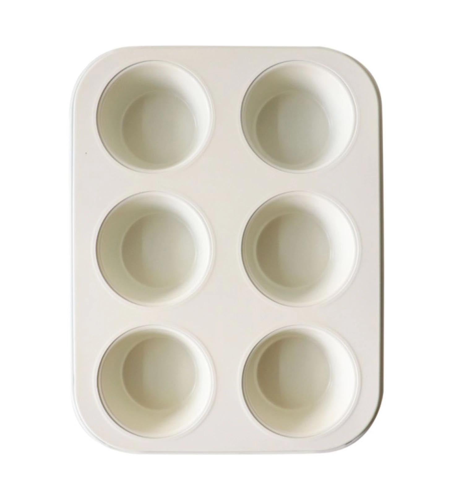 Antihaftbeschichtete Muffin-Backform für 6 Stück von Scrap Cooking, ideal für gleichmäßiges Backen und leichtes Herauslösen.