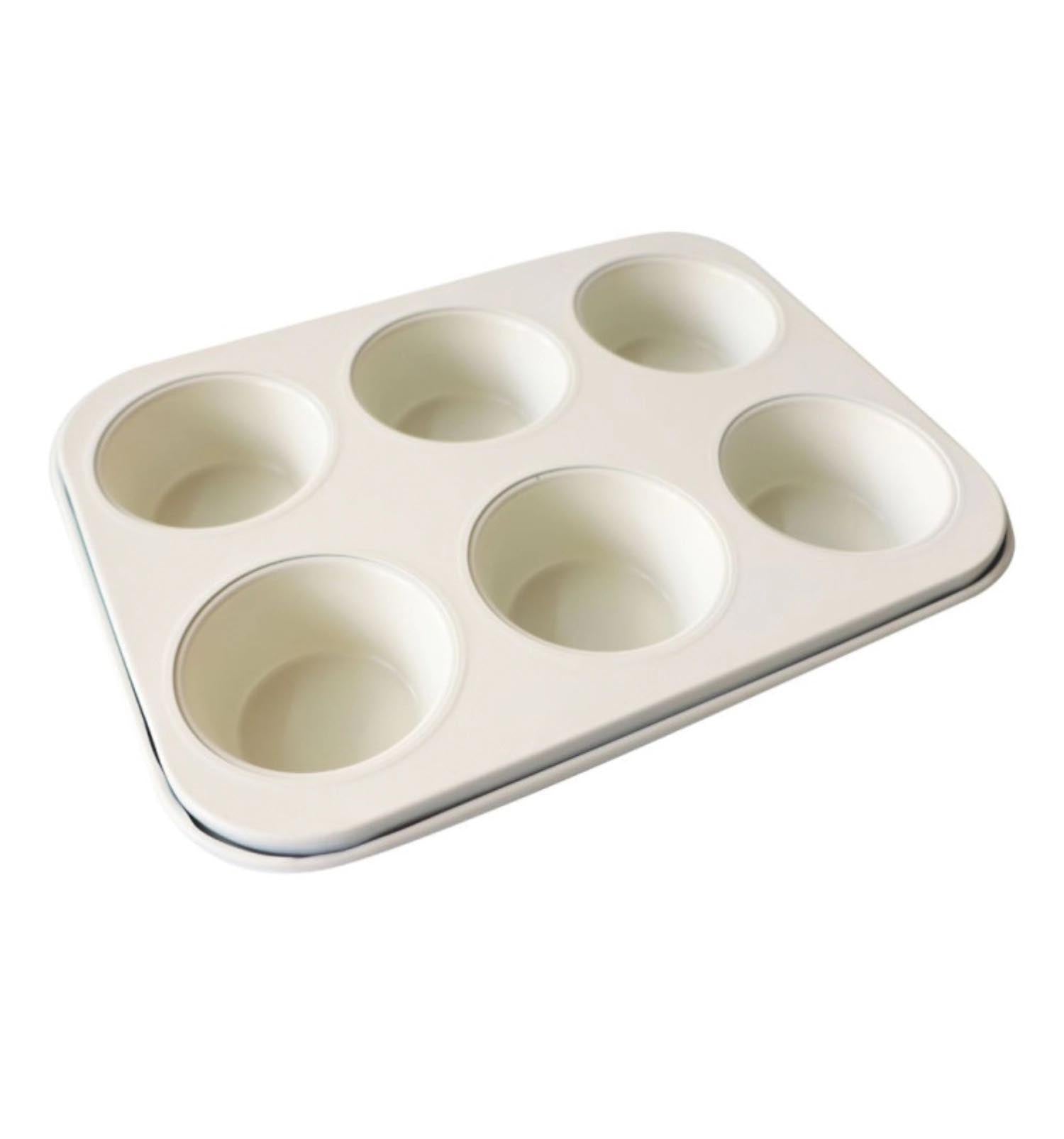 Antihaft-Muffin-Backform für 6 Stück von Scrap Cooking, perfekt für gleichmäßiges Backen und müheloses Herausnehmen der Muffins.