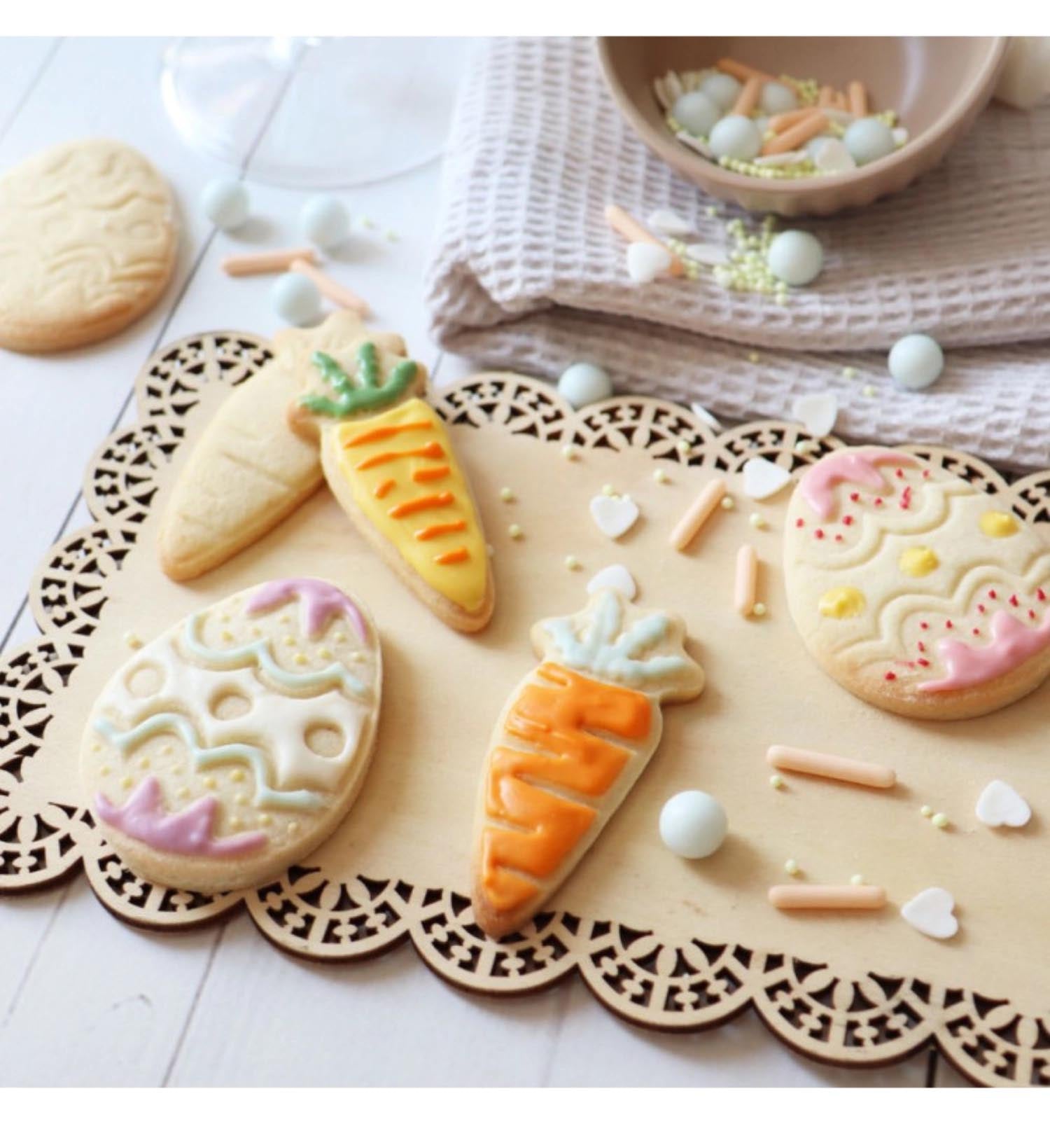 2er Set Oster-Ausstechformen von Scrap Cooking, ideal für kreative Backideen. Perfekt für Plätzchen und Dekorationen zu Ostern.