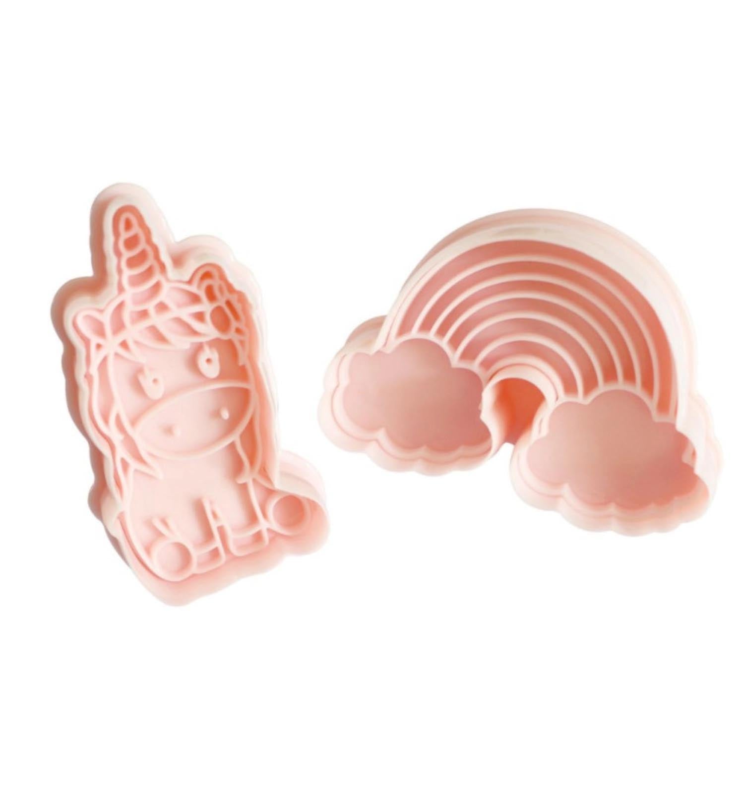 Zaubere magische Kekse mit dem 2er Set Einhorn-Ausstechformen von Scrap Cooking – ideal für kreative Backideen und fantasievolle Dekorationen.