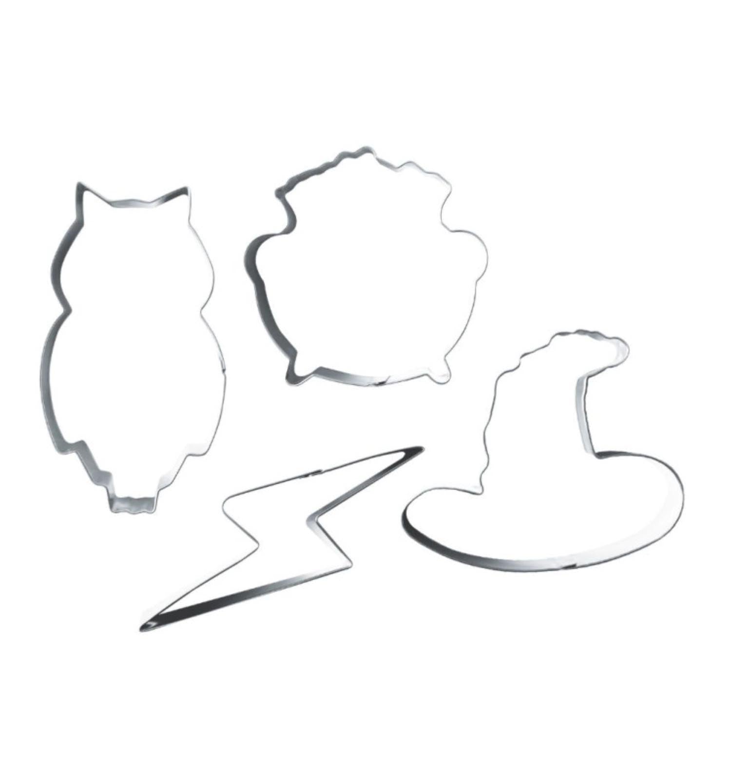Ein zauberhaftes 4-teiliges Ausstechformen-Set von Scrap Cooking, ideal für magische Backkreationen und kreative Dekorationen.