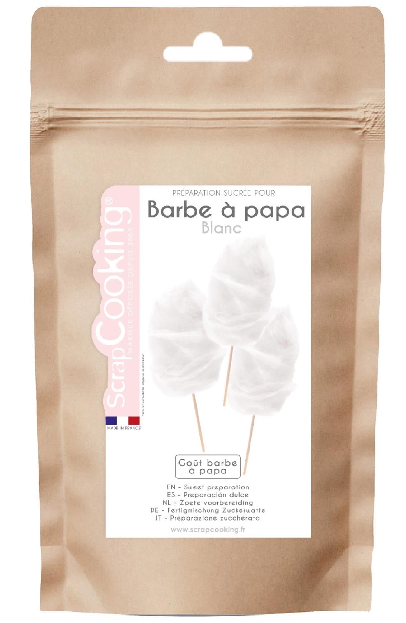 Fertigmischung Zuckerwatte Bonbongeschmack weiss 400g in Weiss präsentiert im Onlineshop von KAQTU Design AG. Lebensmittel ist von Scrap Cooking