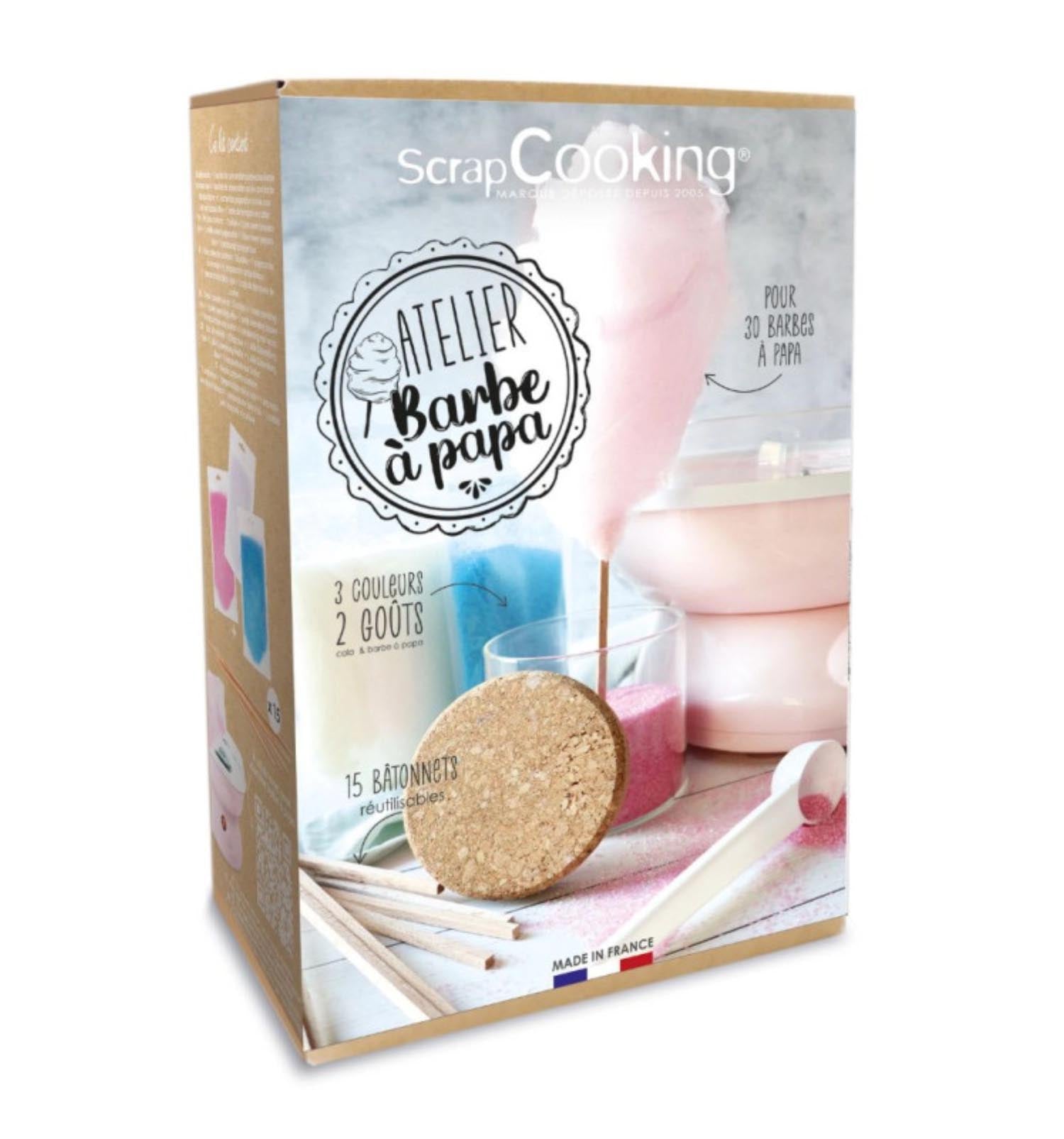 Erleben Sie süße Momente mit dem Zuckerwatte-Workshop-Set von Scrap Cooking – ideal für kreative Naschkatzen und DIY-Fans!