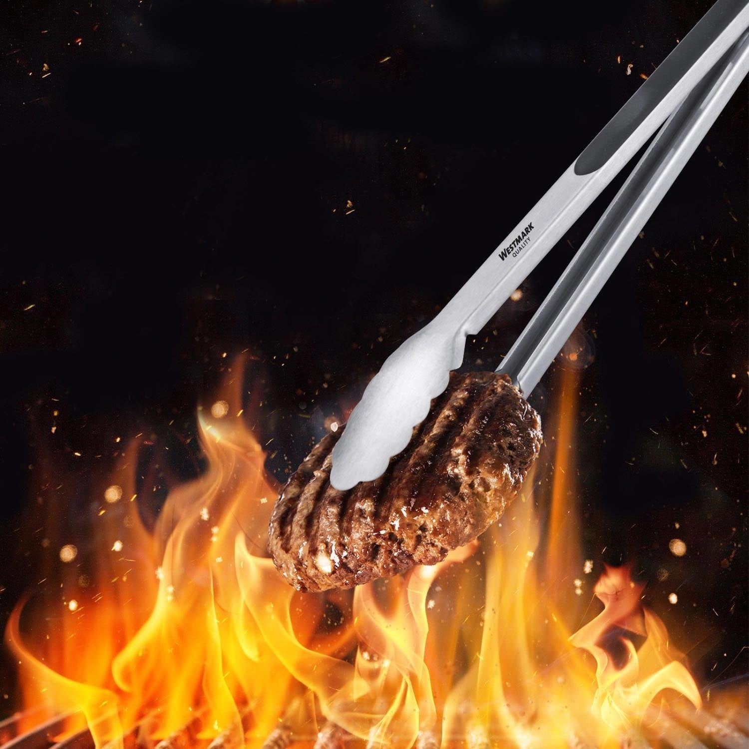 Die Westmark Grillzange Classic Spezial Mix, 35cm, mit integriertem Flaschenöffner, ist ideal für Grillfans und überzeugt durch Vielseitigkeit.