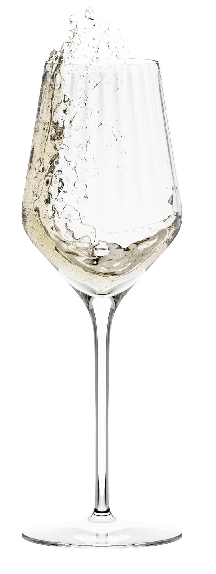Elegantes 6er Set Symphony Weißweinkelche, 405ml, 245mm hoch, von Stölzle. Perfekt für stilvollen Weingenuss.