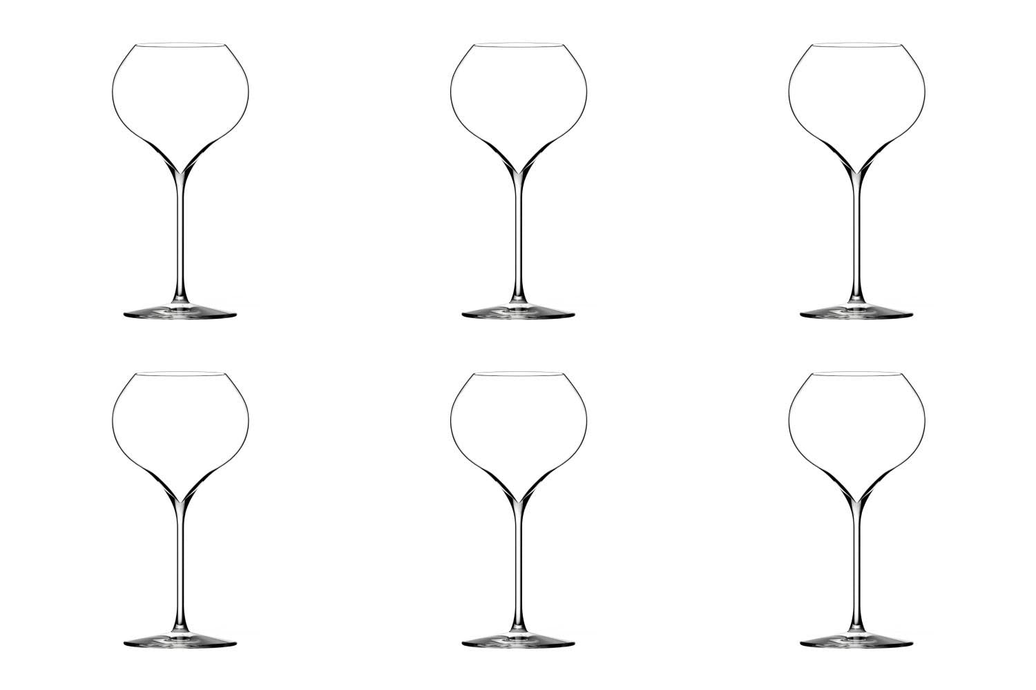 6er Set Jamesse Grand Blanc Weissweinglas 54cl in Transparent präsentiert im Onlineshop von KAQTU Design AG. Glas ist von Lehmann Glass