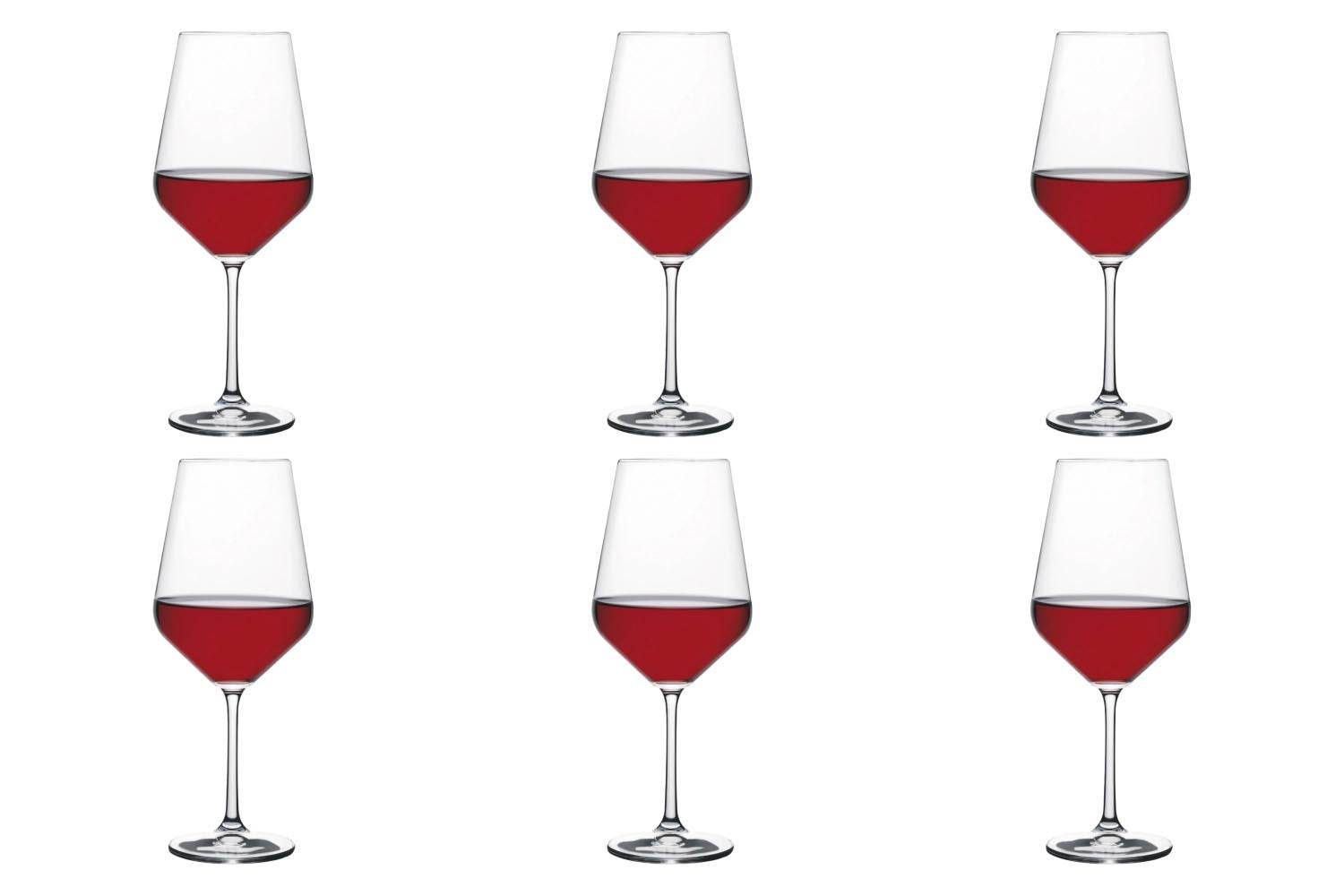 6er Set Harmony 53 Rotwein 51.2cl 22.3cm in Transparent präsentiert im Onlineshop von KAQTU Design AG. Glas ist von Rastal